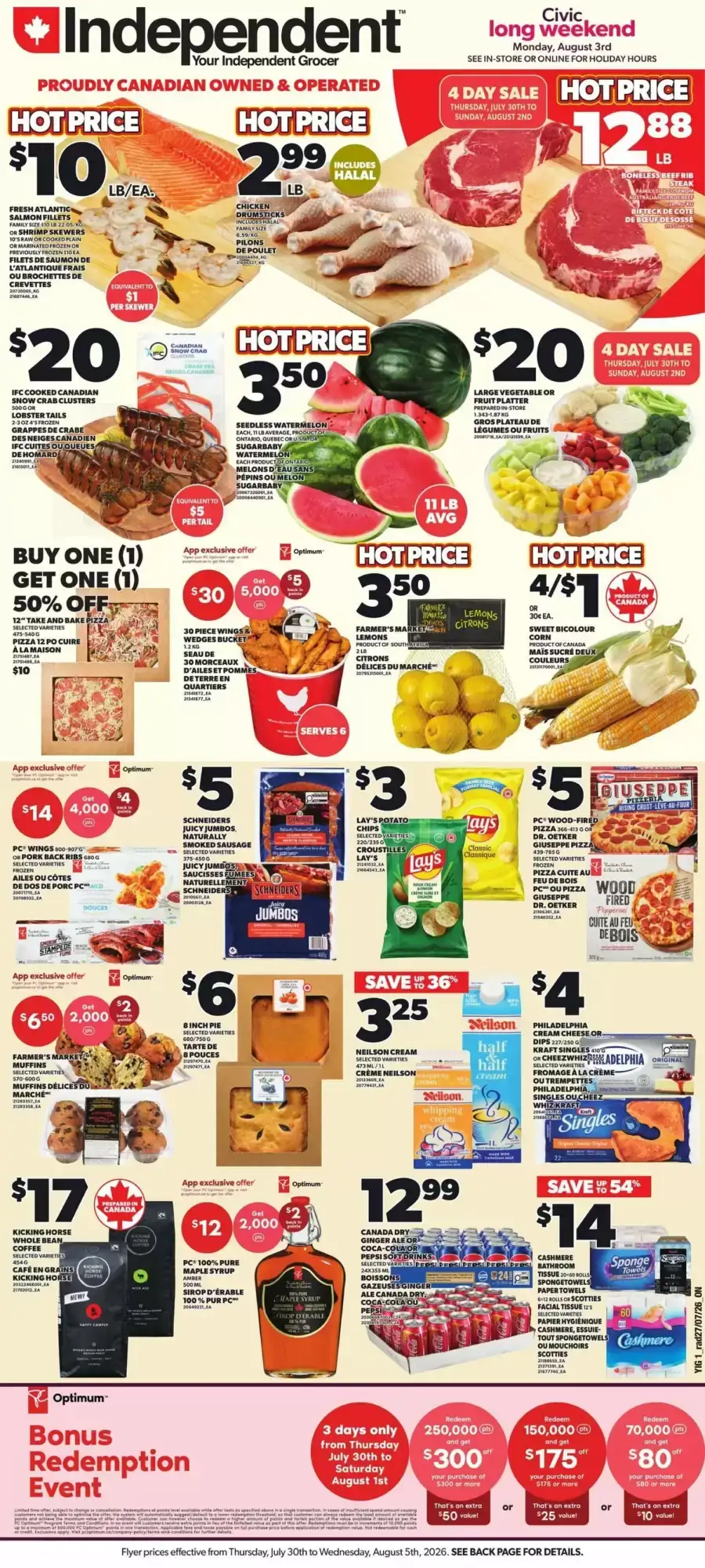 Independent Grocer flyer week 31