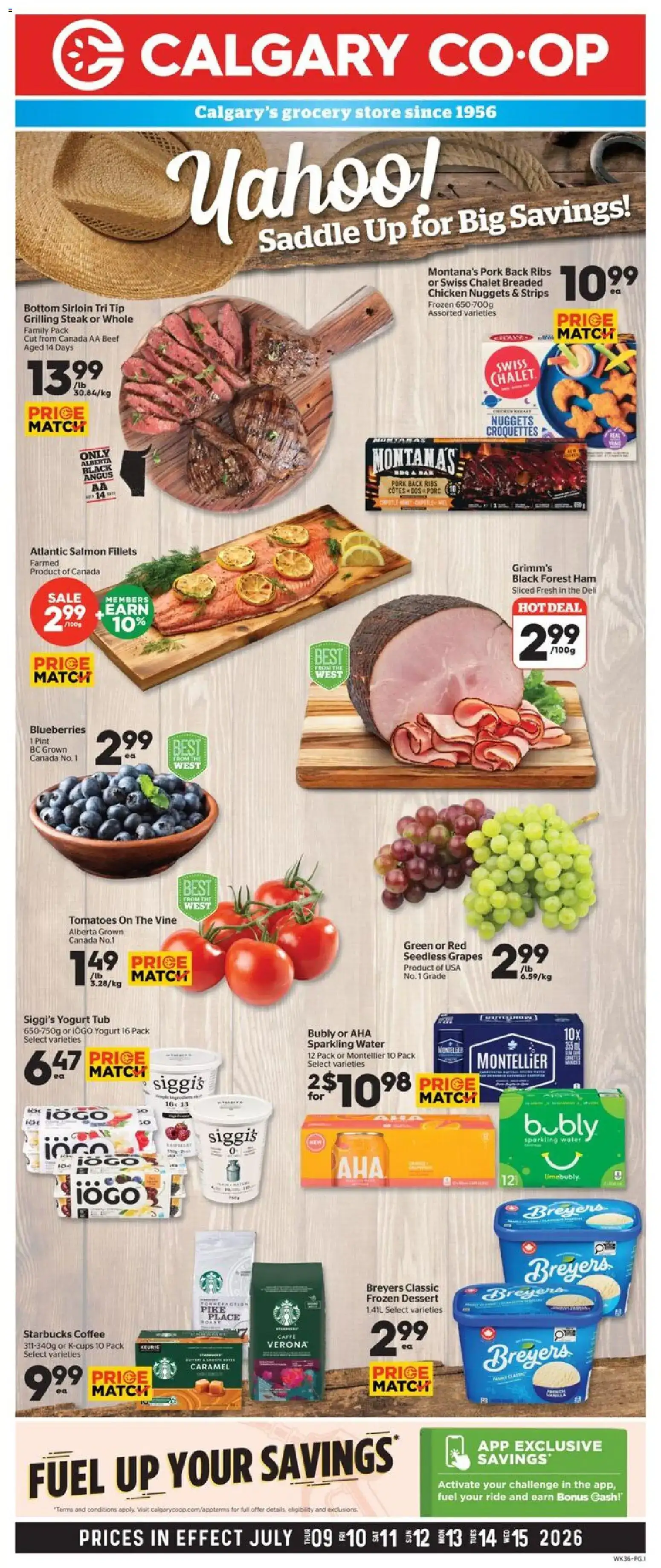 Calgary Co-op weekly flyer / circulaire from Jul 9, 2026 > weekly specials & deals