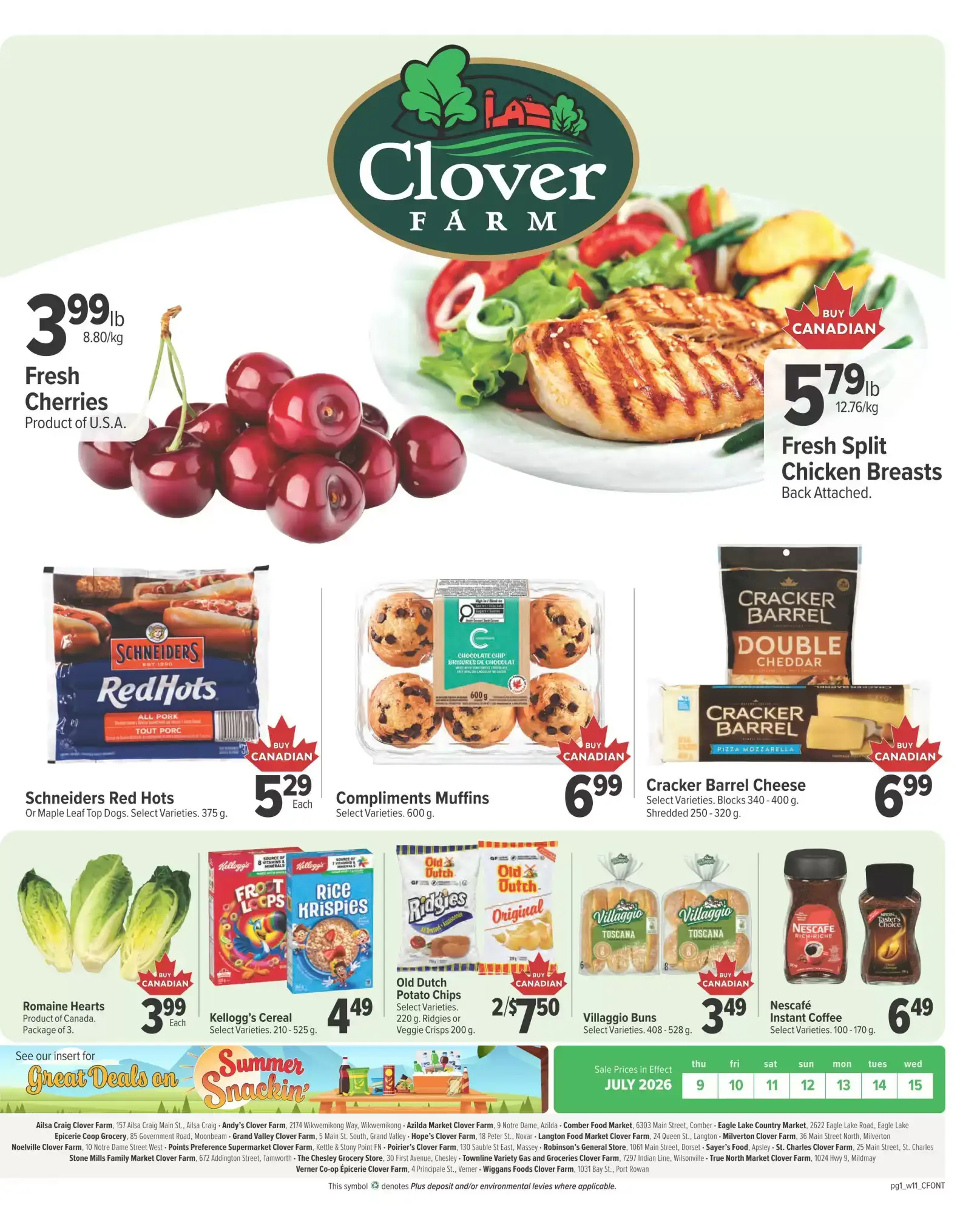 Clover Farm flyer week 28