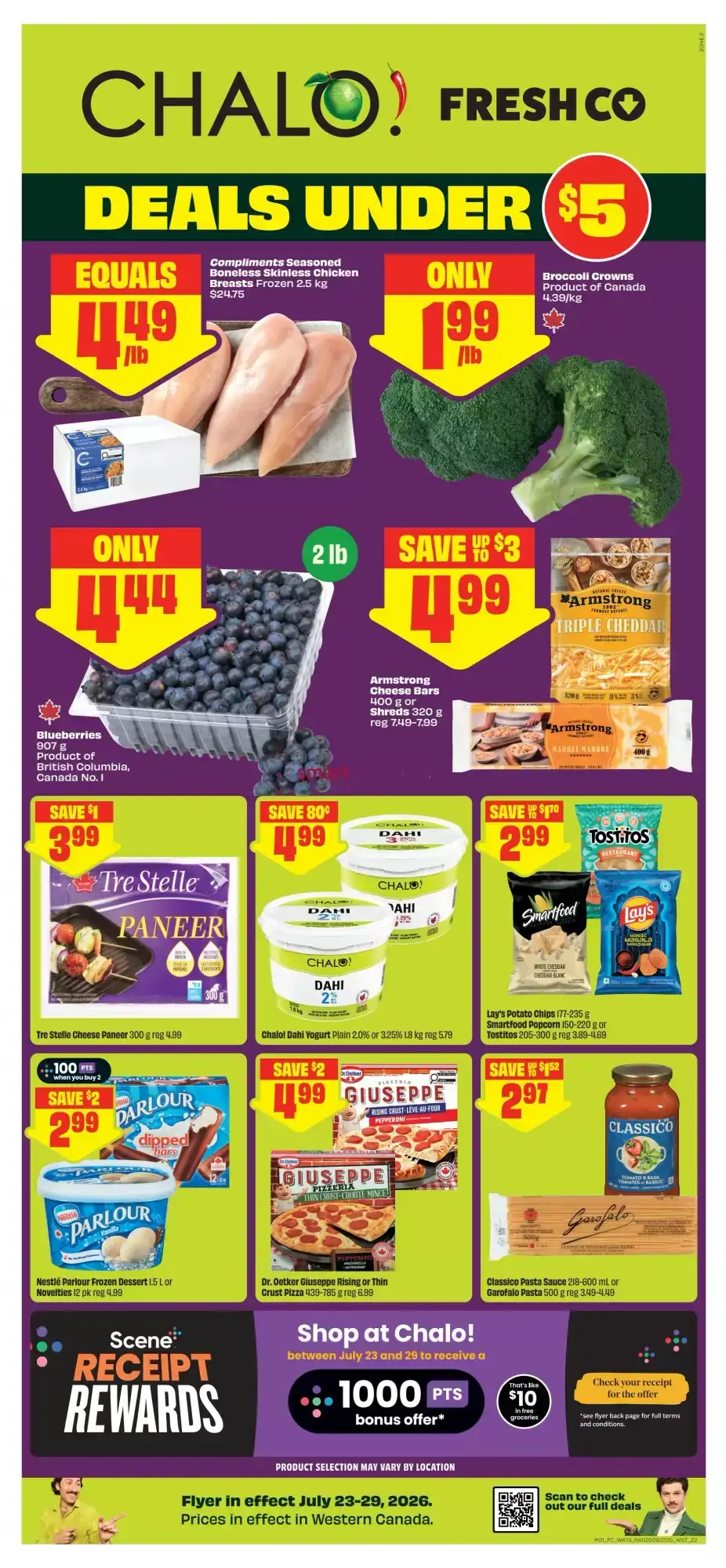 CHALO! FRESH CO DEALS UNDER $5