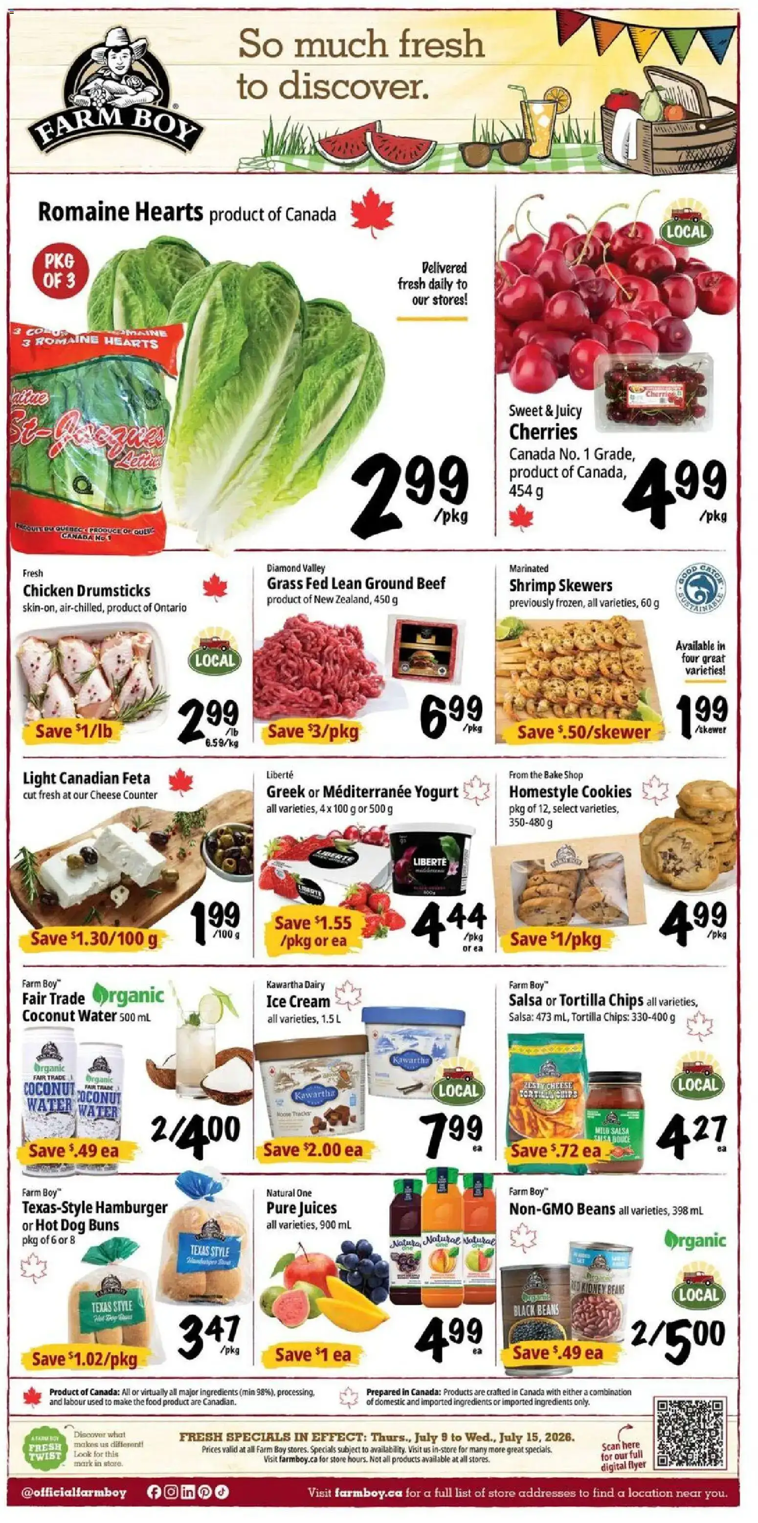 Farm Boy weekly flyer / circulaire from Jul 9, 2026 > weekly specials & deals