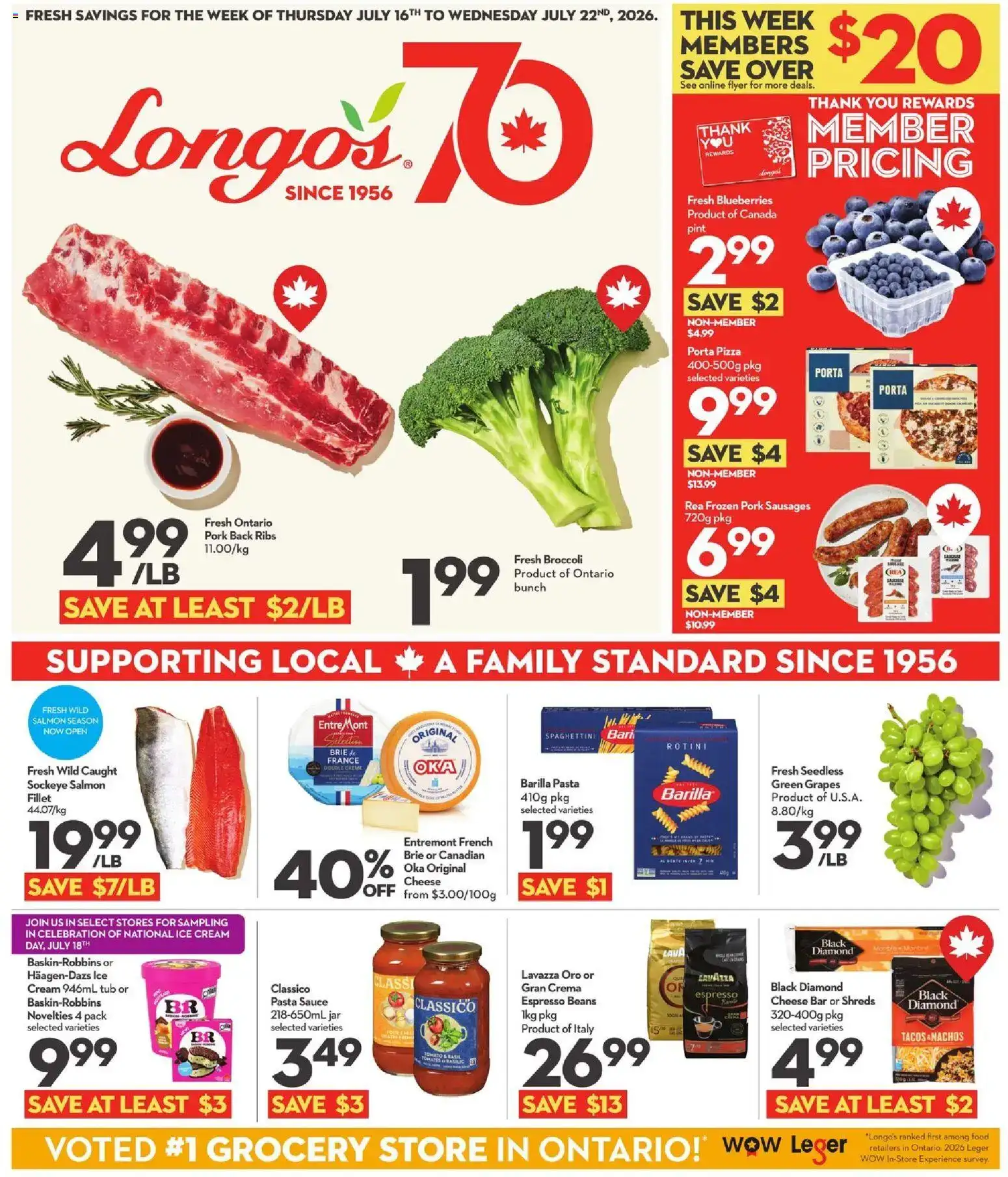 Longo's weekly flyer / circulaire from Jul 16, 2026 > weekly specials & deals