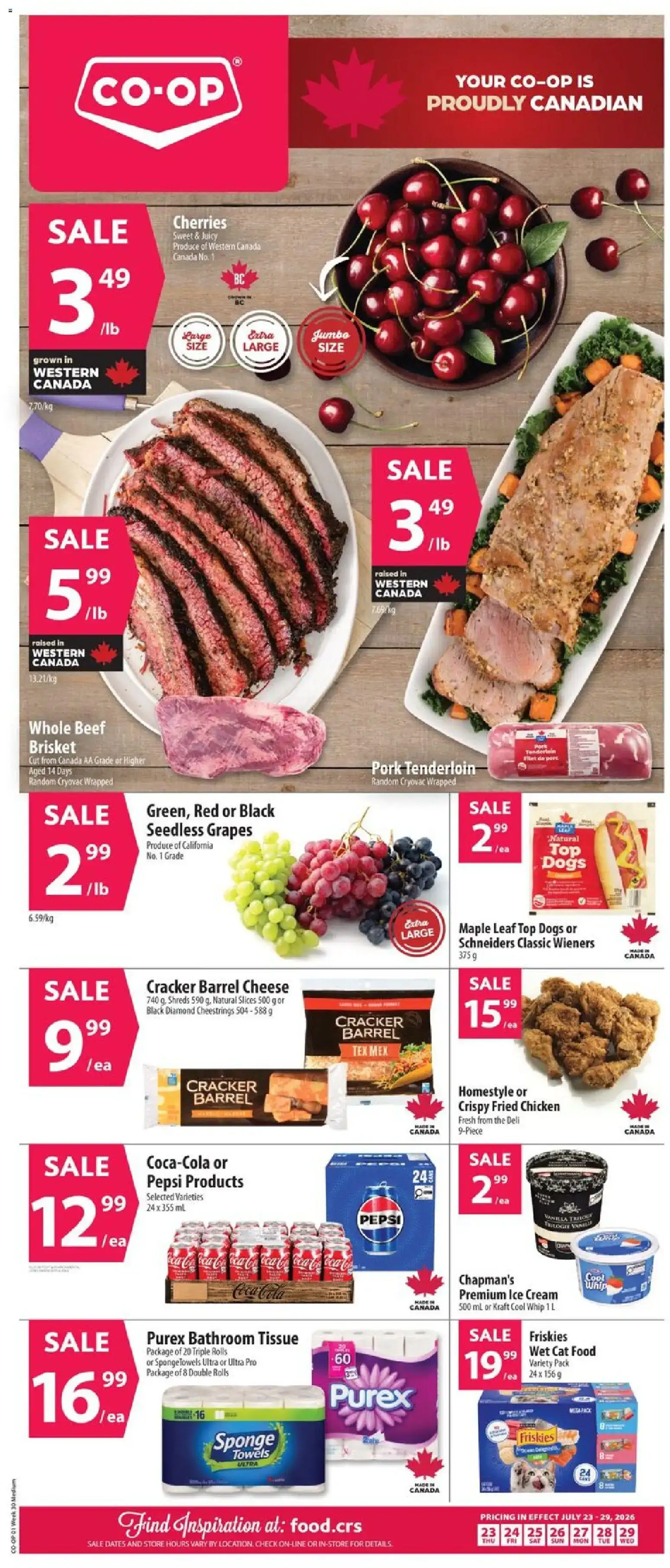 Co-op Food weekly flyer / circulaire from Jul 23, 2026 > weekly specials & deals