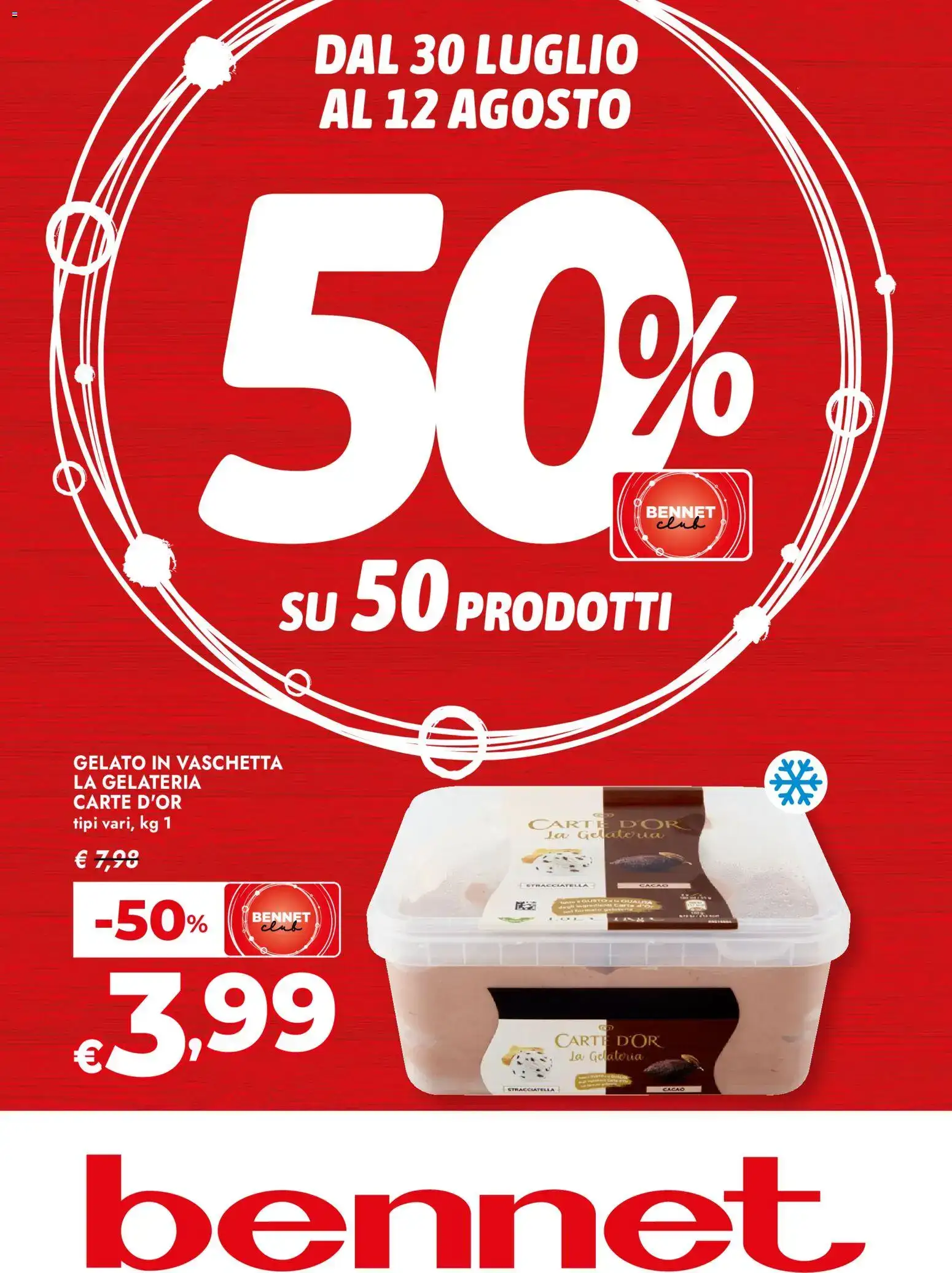 Bennet: 50% en 50 Productos