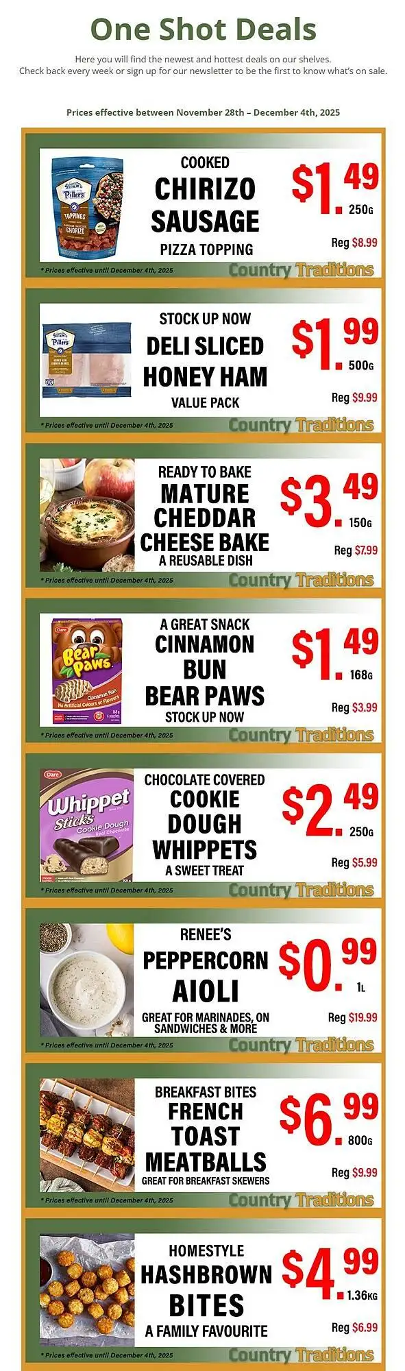 Country Traditions flyer - 1