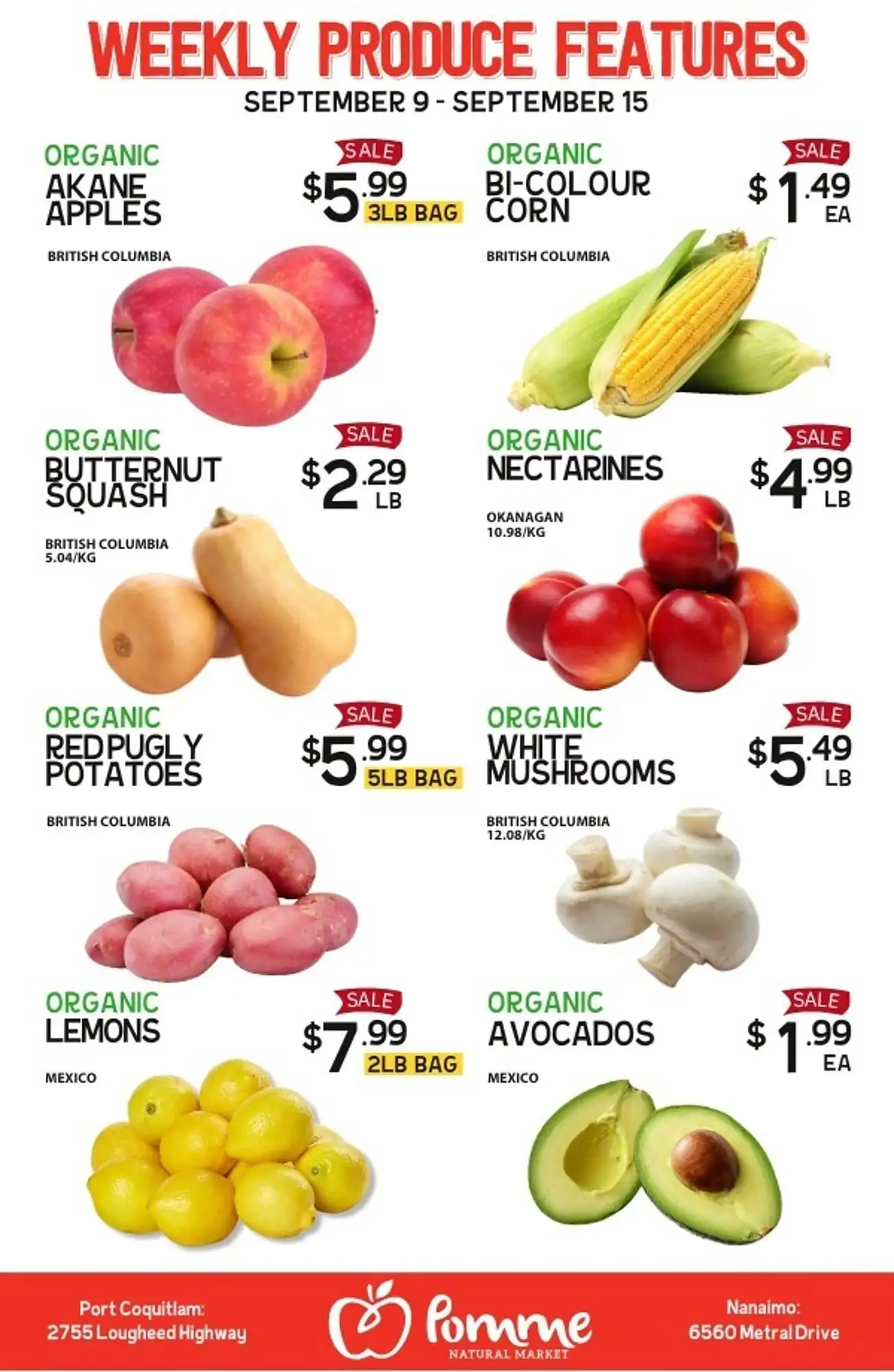 Pomme Natural Market flyer - 1