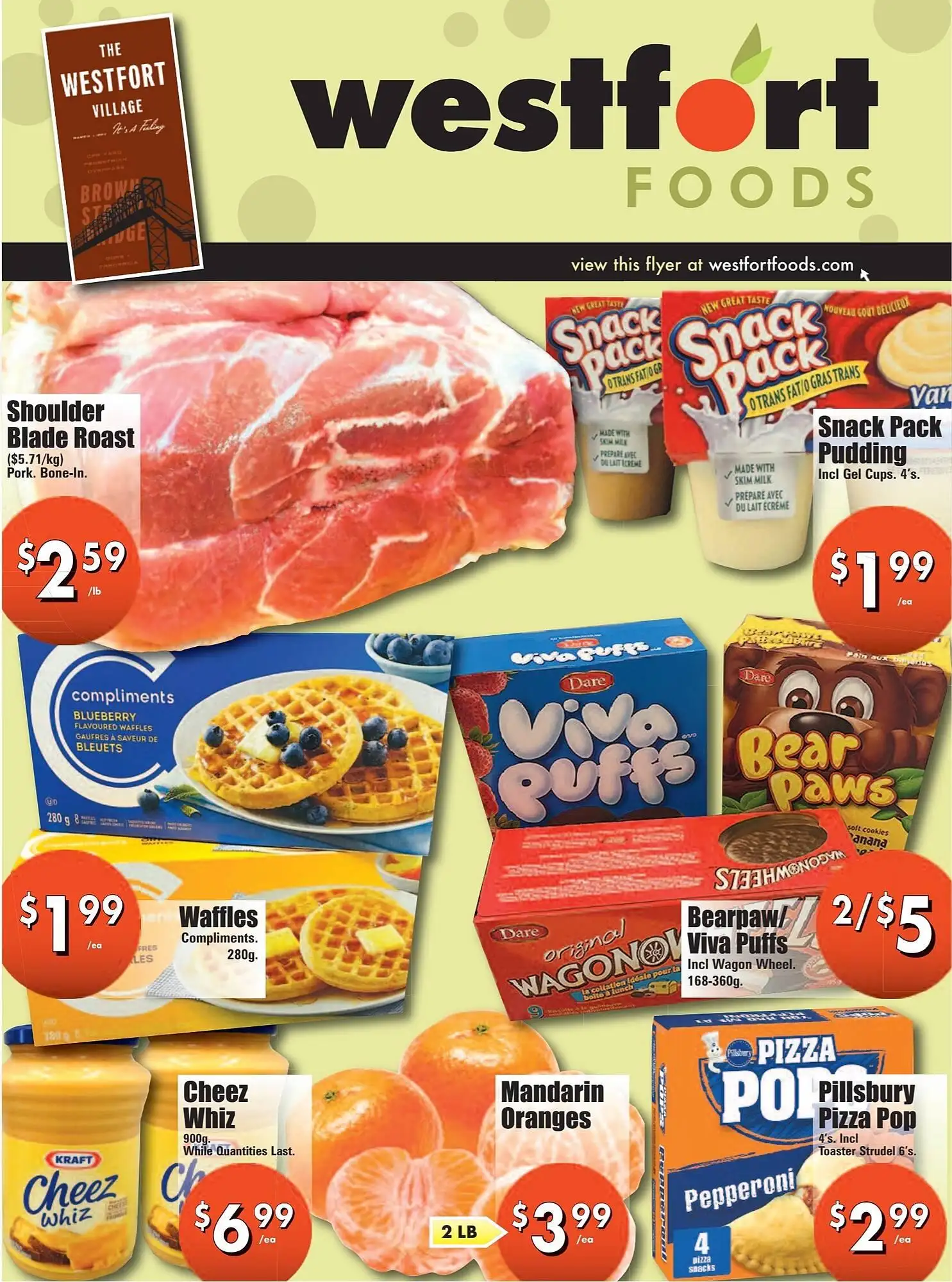 Westfort Foods flyer - 1