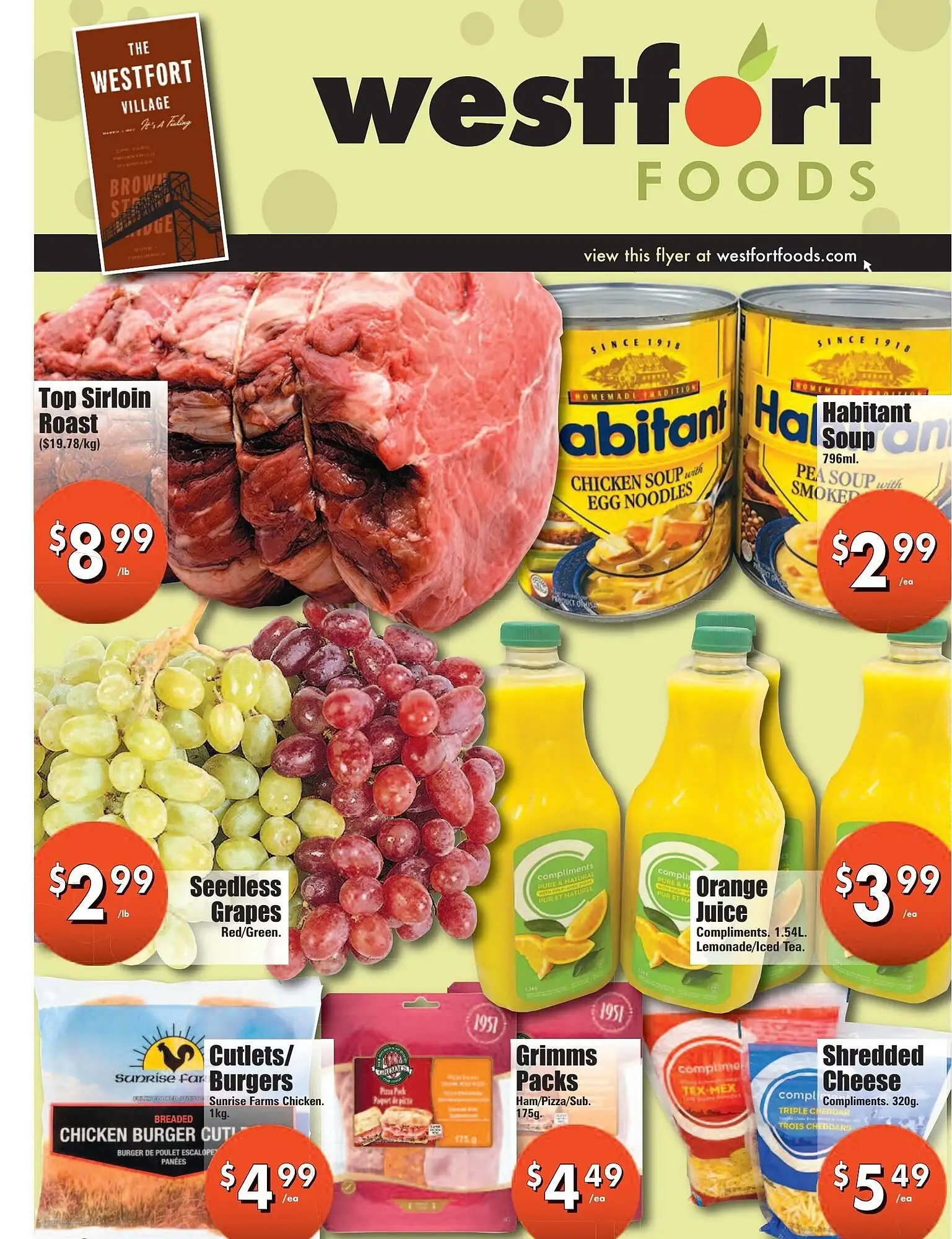 Westfort Foods flyer - 1