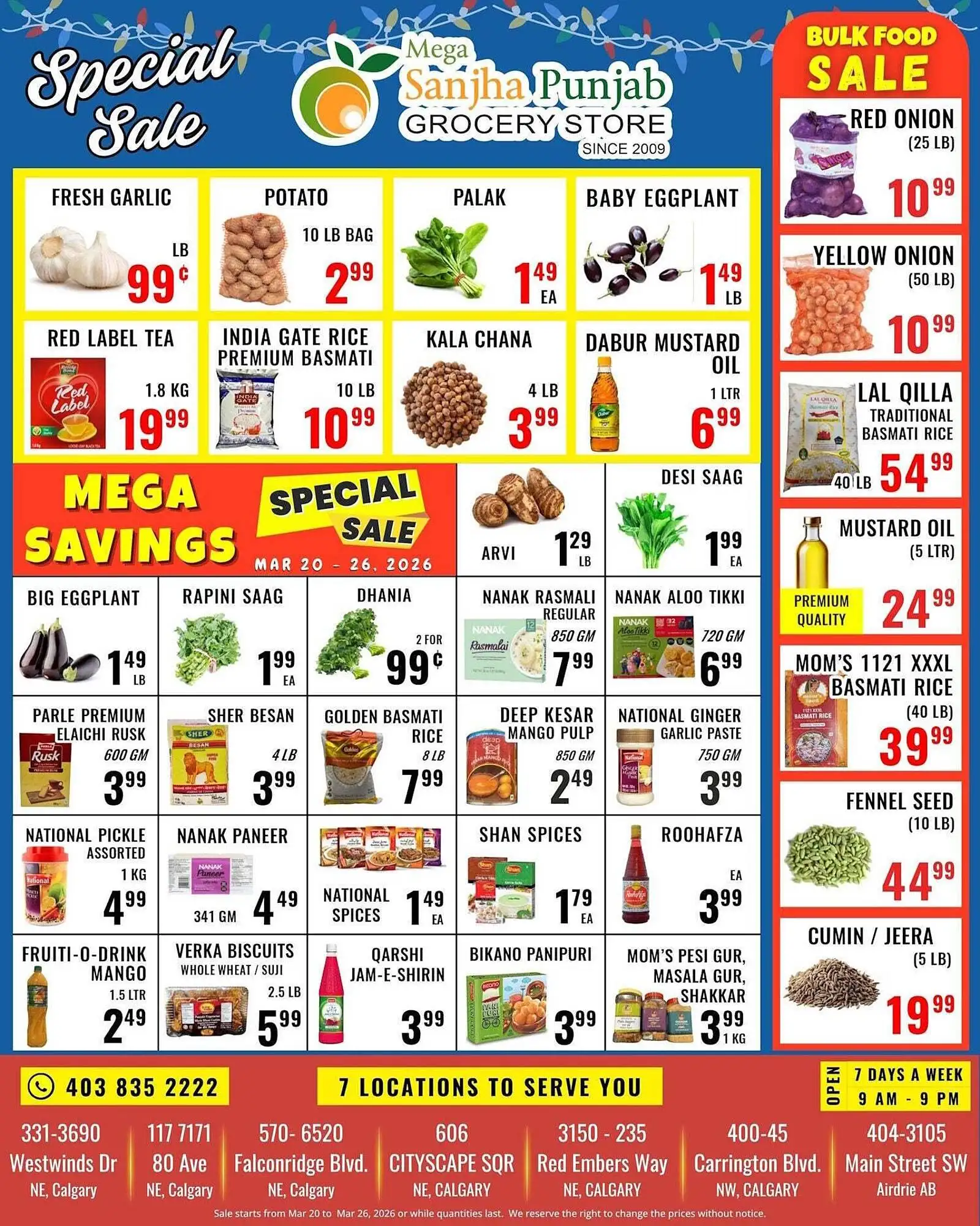 Mega Sanjha Punjab Grocery Store flyer - 1