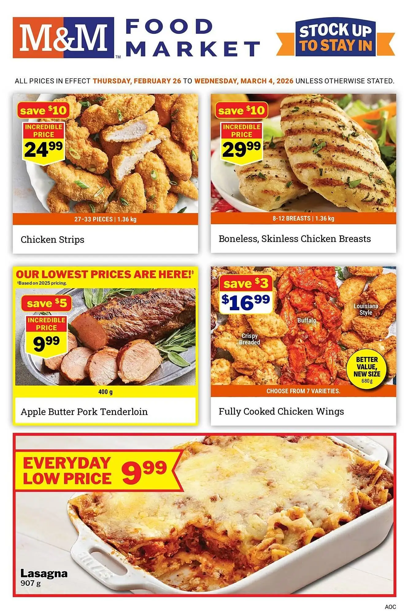 M & M Food Market flyer - 1