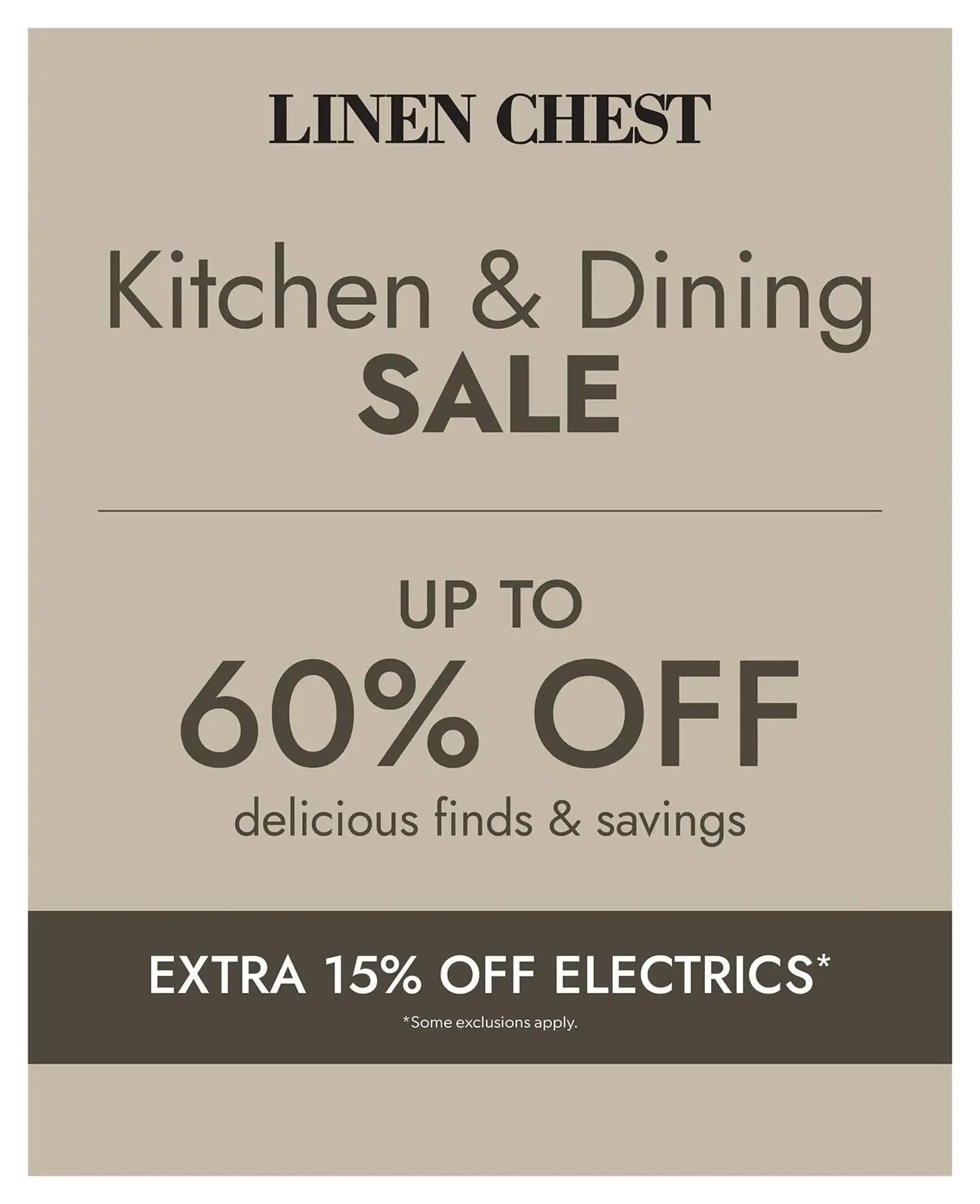 Linen Chest flyer - 1