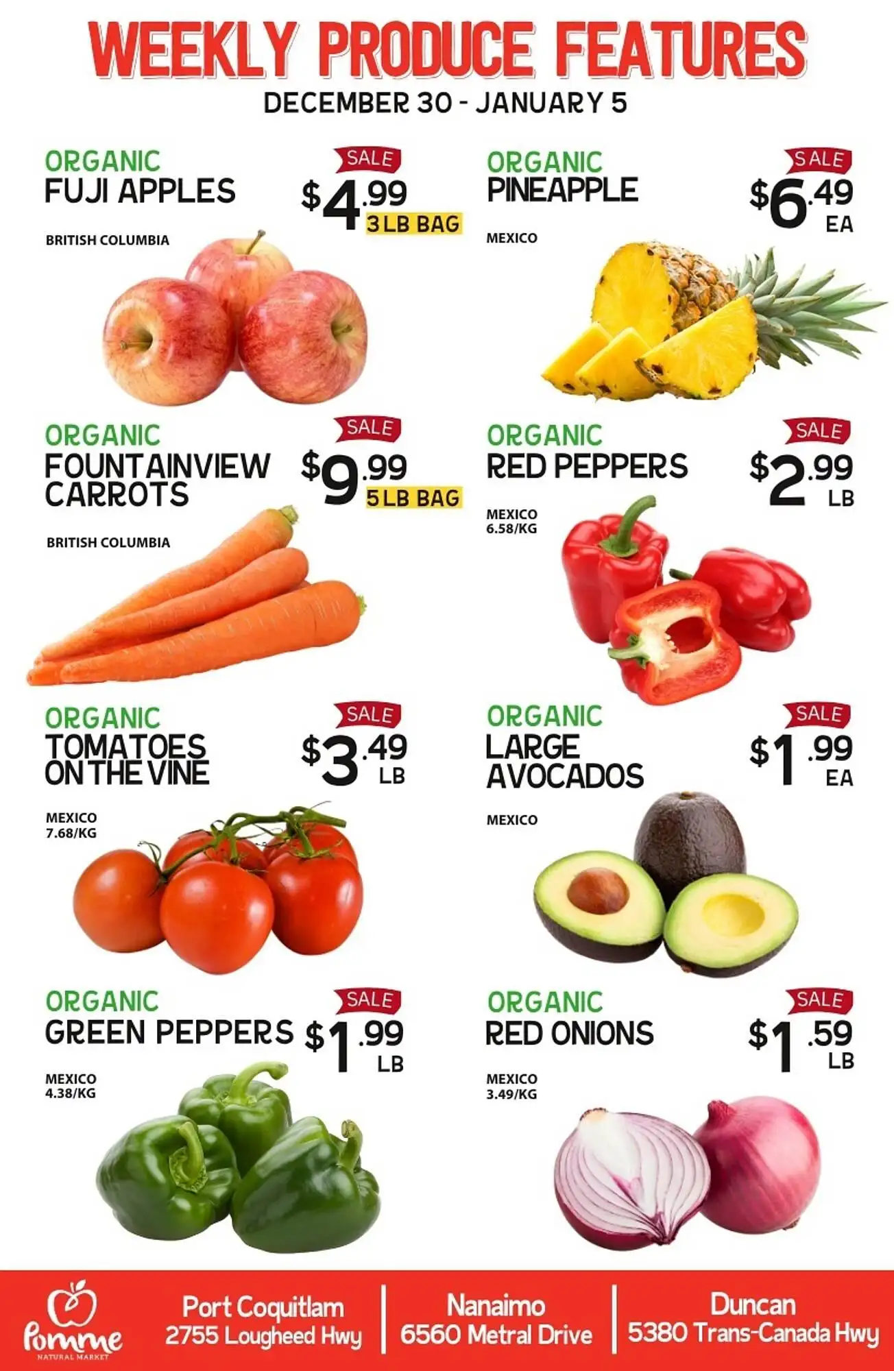 Pomme Natural Market flyer - 1