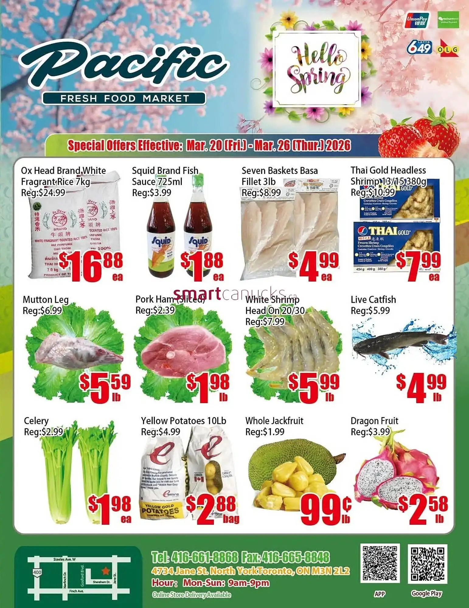 New Pacific Supermarket flyer - 1