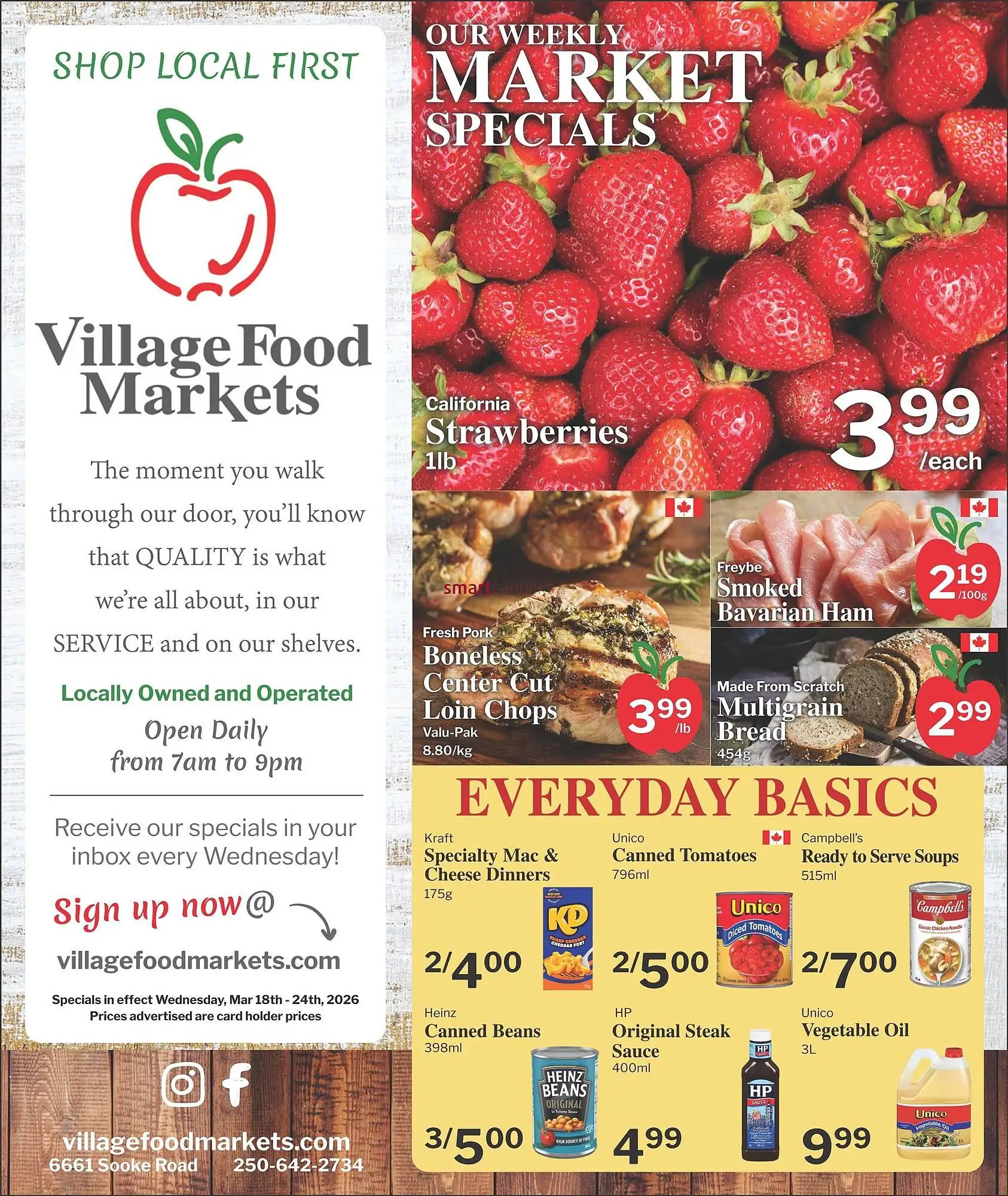 Village Food Markets flyer - 1
