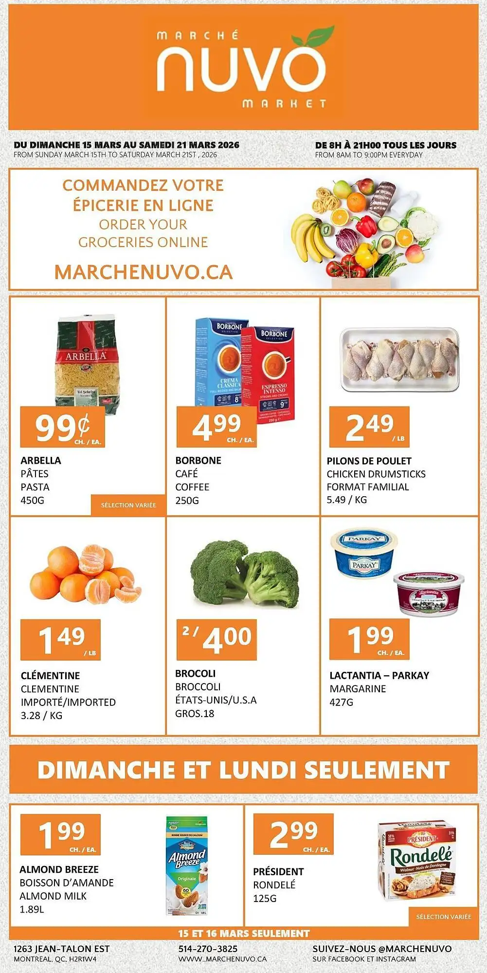 Marche Nuvo flyer - 1