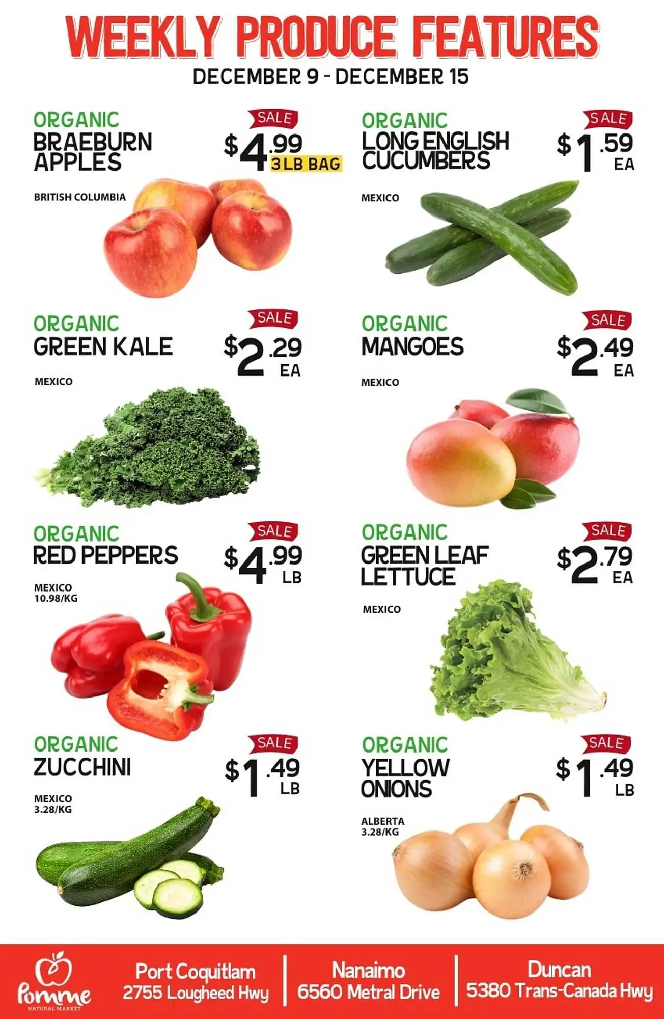 Pomme Natural Market flyer - 1