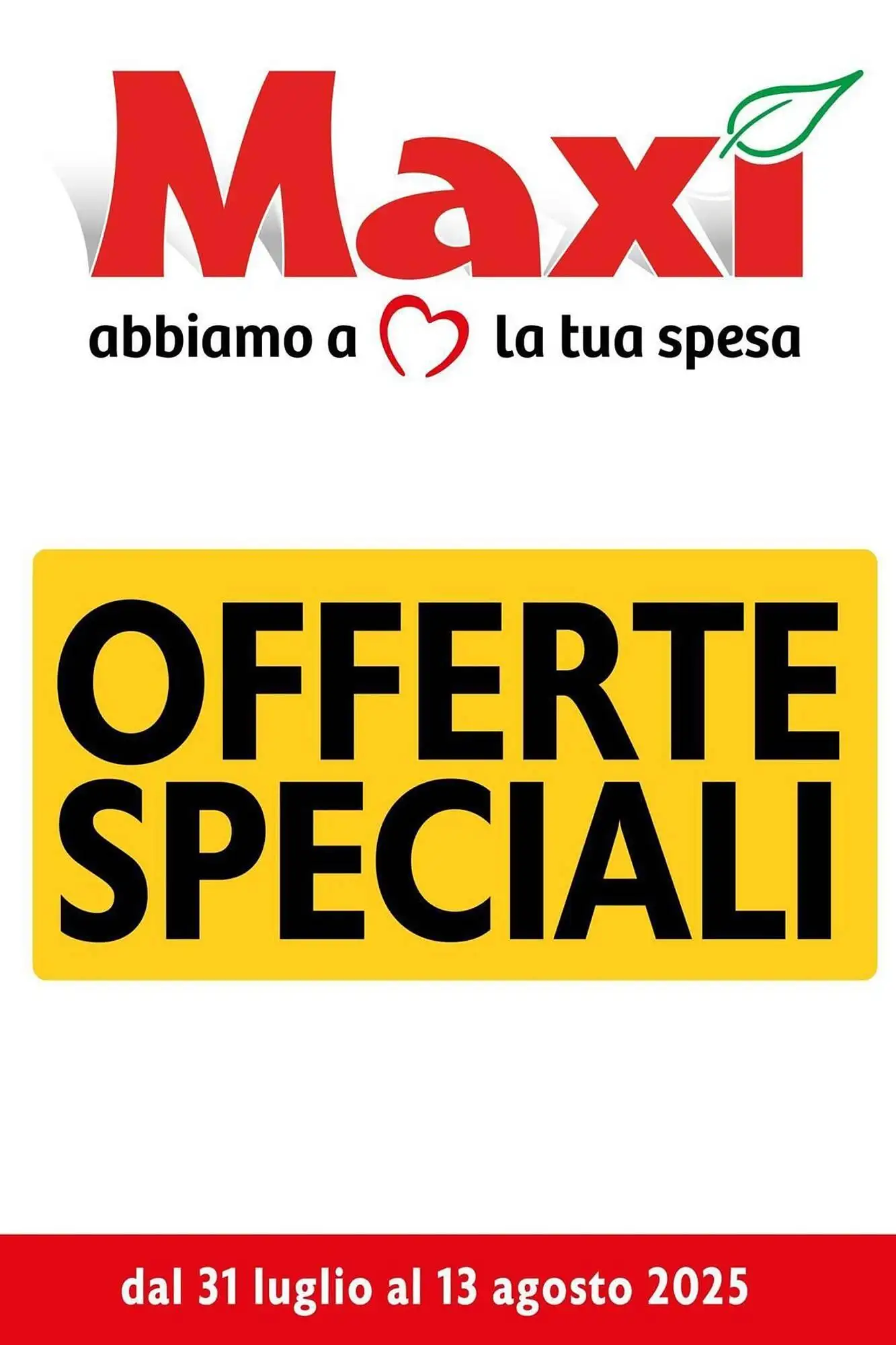 Volantino Maxi Supermercati - 1