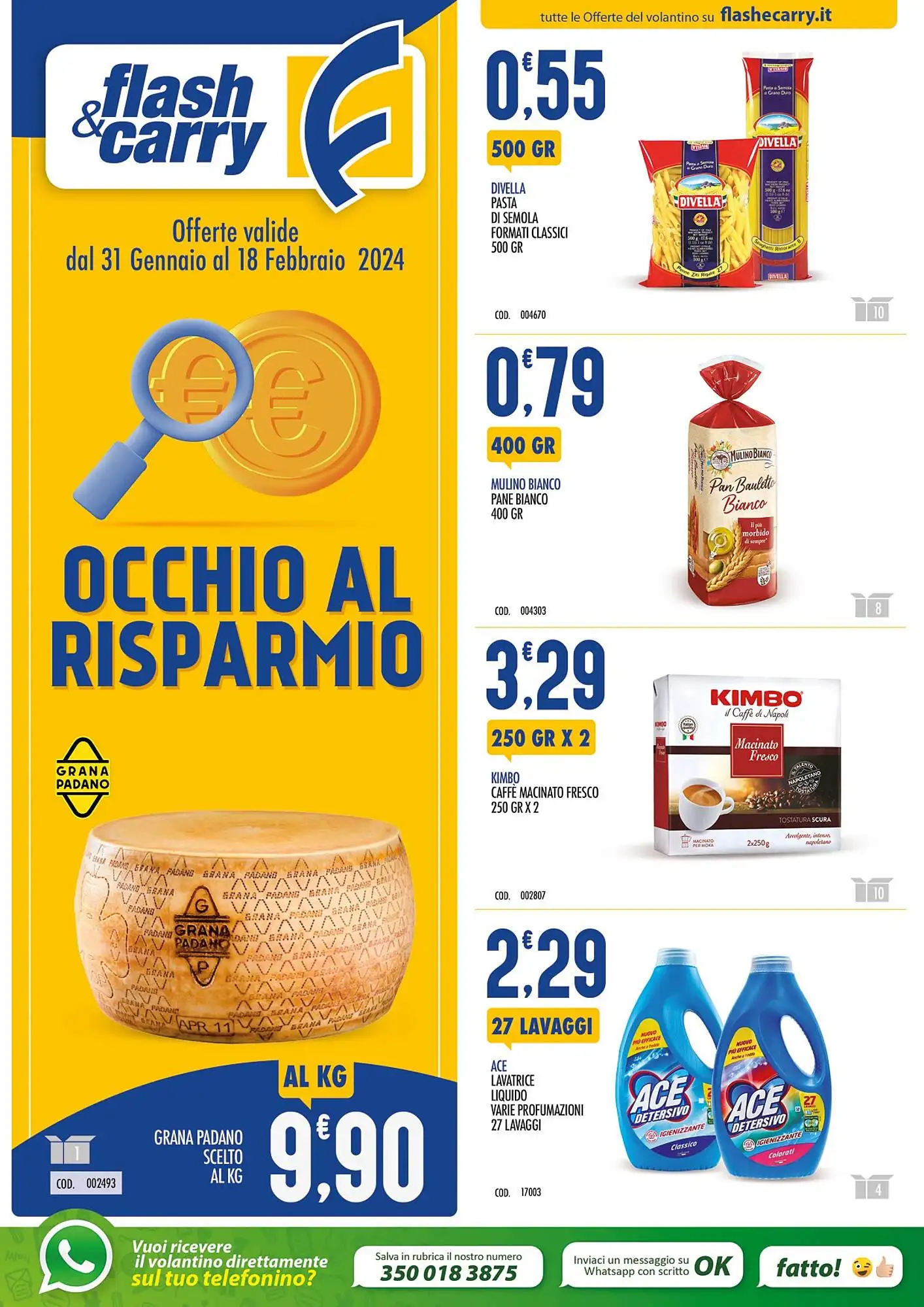 Volantino Flash & Carry da 31 gennaio a 18 febbraio di 2024 - Pagina del volantino 