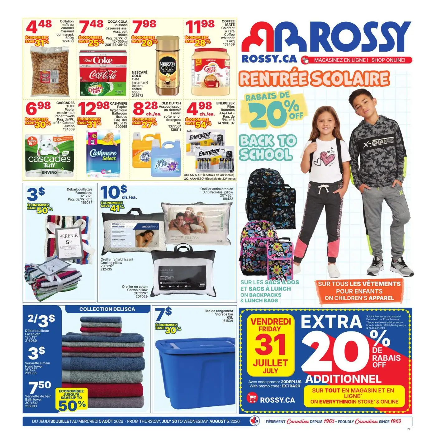 Rossy — 2026-07-31 from July 31 to August 5 2026 - flyer page 