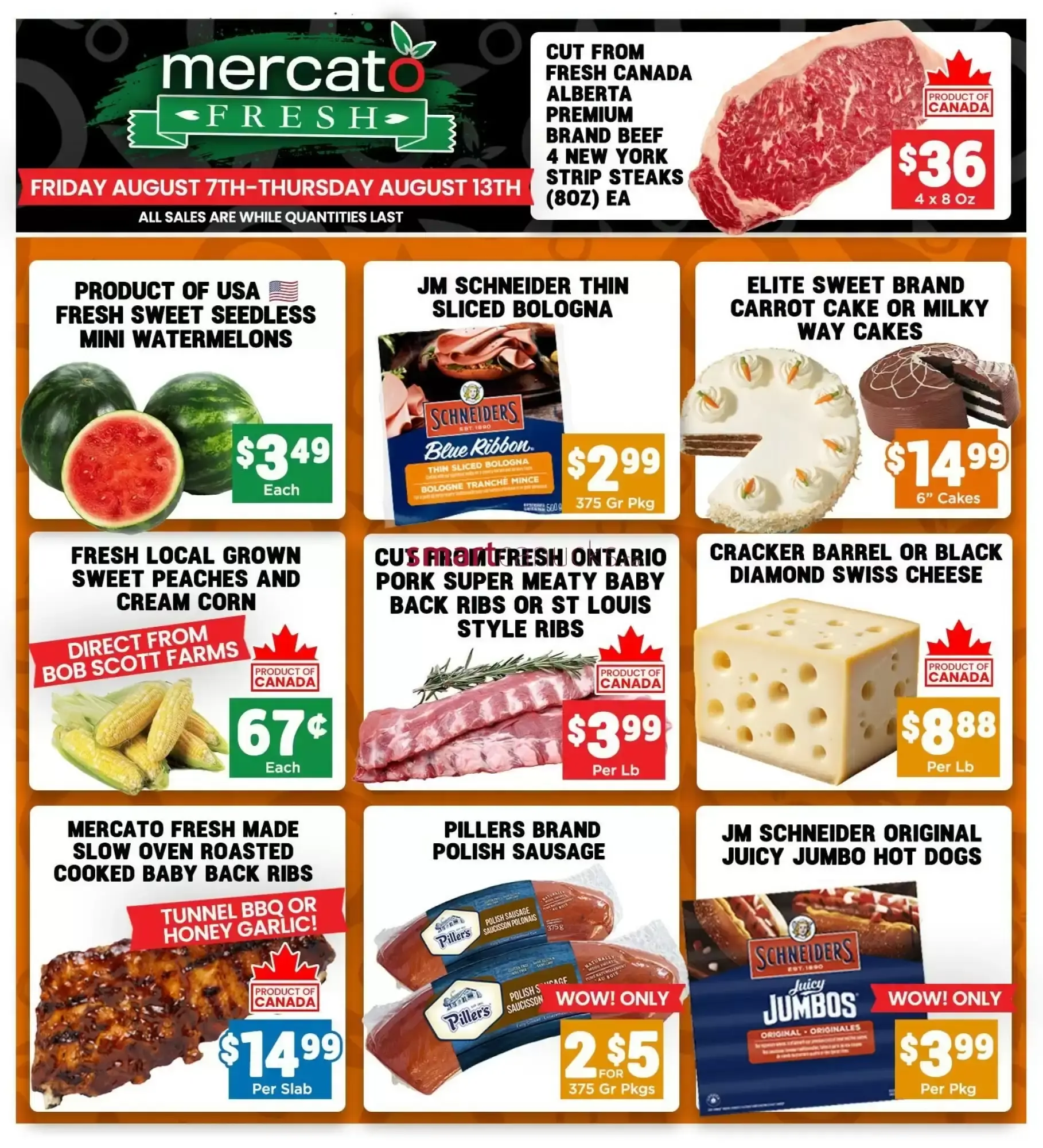 Mercato Fresh flyer week 32 from August 7 to August 13 2026 - flyer page 1