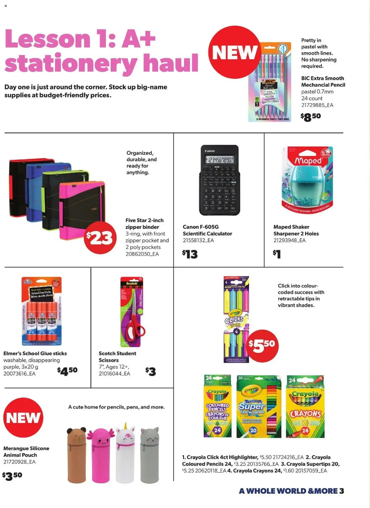 Real Canadian Superstore flyer - Back to school from August 6 to September 9 2026 - flyer page 3
