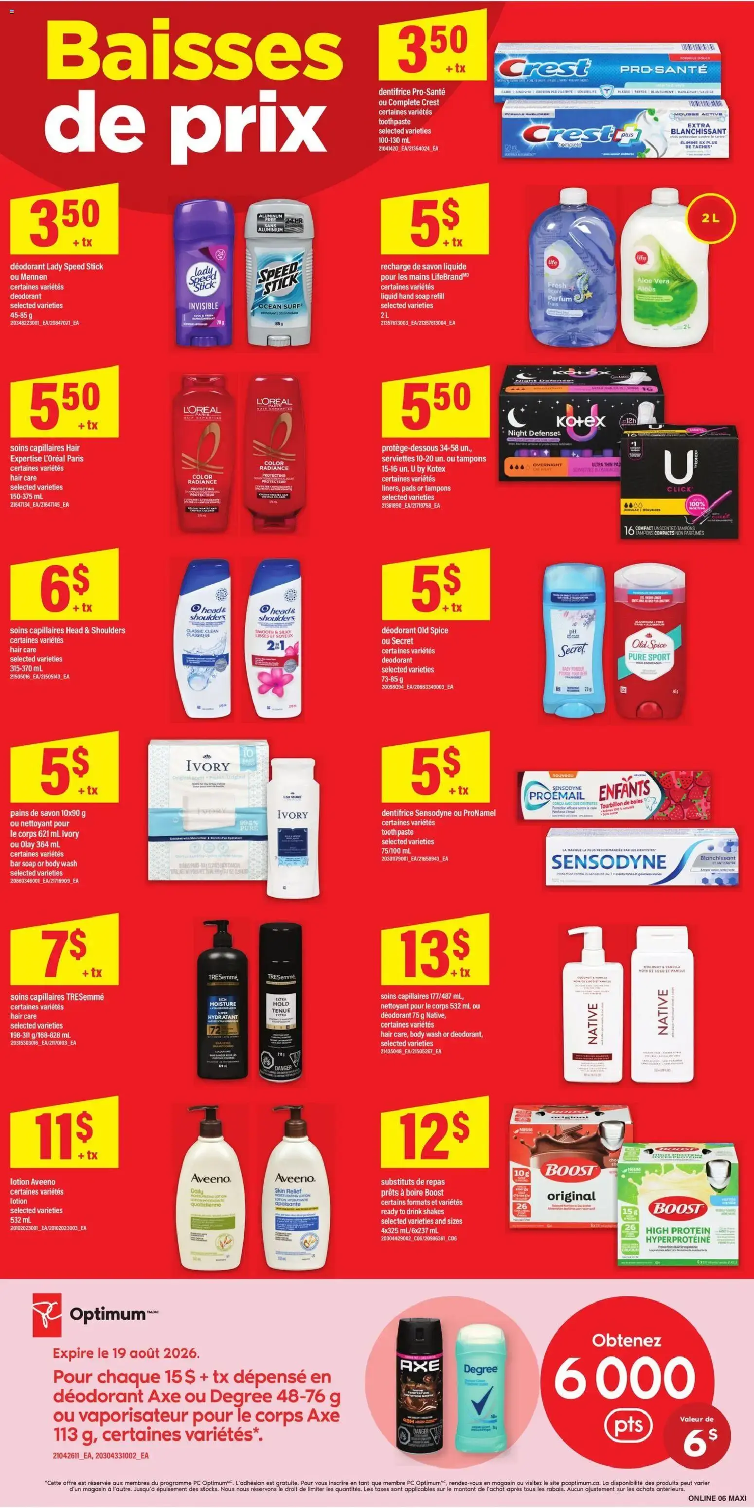 Maxi weekly flyer / circulaire from Aug 13, 2026 > weekly specials & deals from August 13 to August 19 2026 - flyer page 9