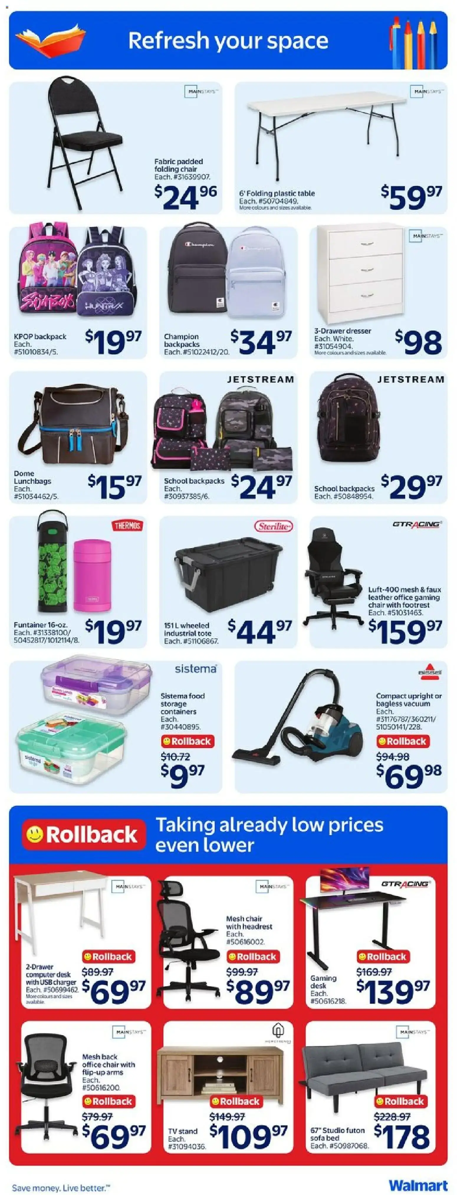 Walmart weekly flyer from Aug 6, 2026 > weekly specials & deals from August 6 to August 12 2026 - flyer page 23