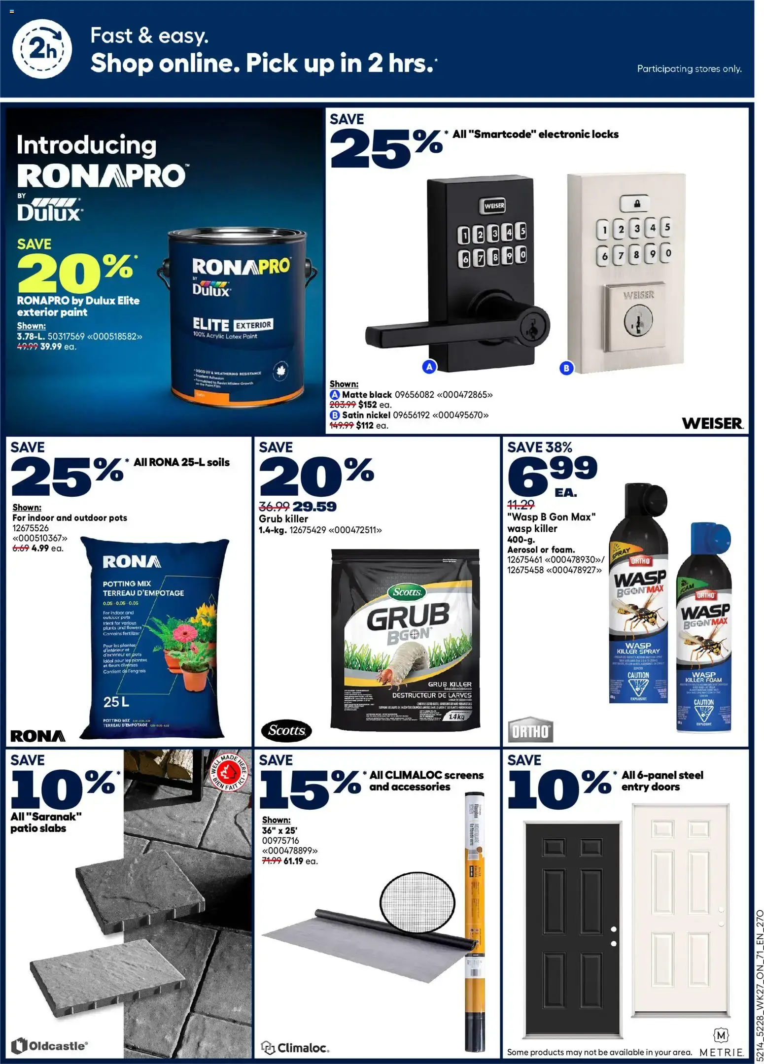 Rona weekly flyer from Jul 30, 2026 > weekly specials & deals from July 30 to August 2 2026 - flyer page 3