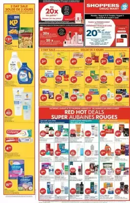 Shoppers Drug Mart flyer from August 8 to August 13 2026 - flyer page 1