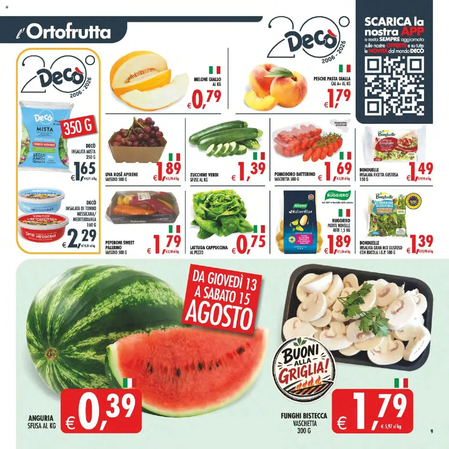 Nuovo Decò volantino Maxistore, Supermercati, Local Sicilia dal 11/08/2026 > offerte anteprima 🛍️ da 11 agosto a 20 agosto di 2026 - Pagina del volantino 10