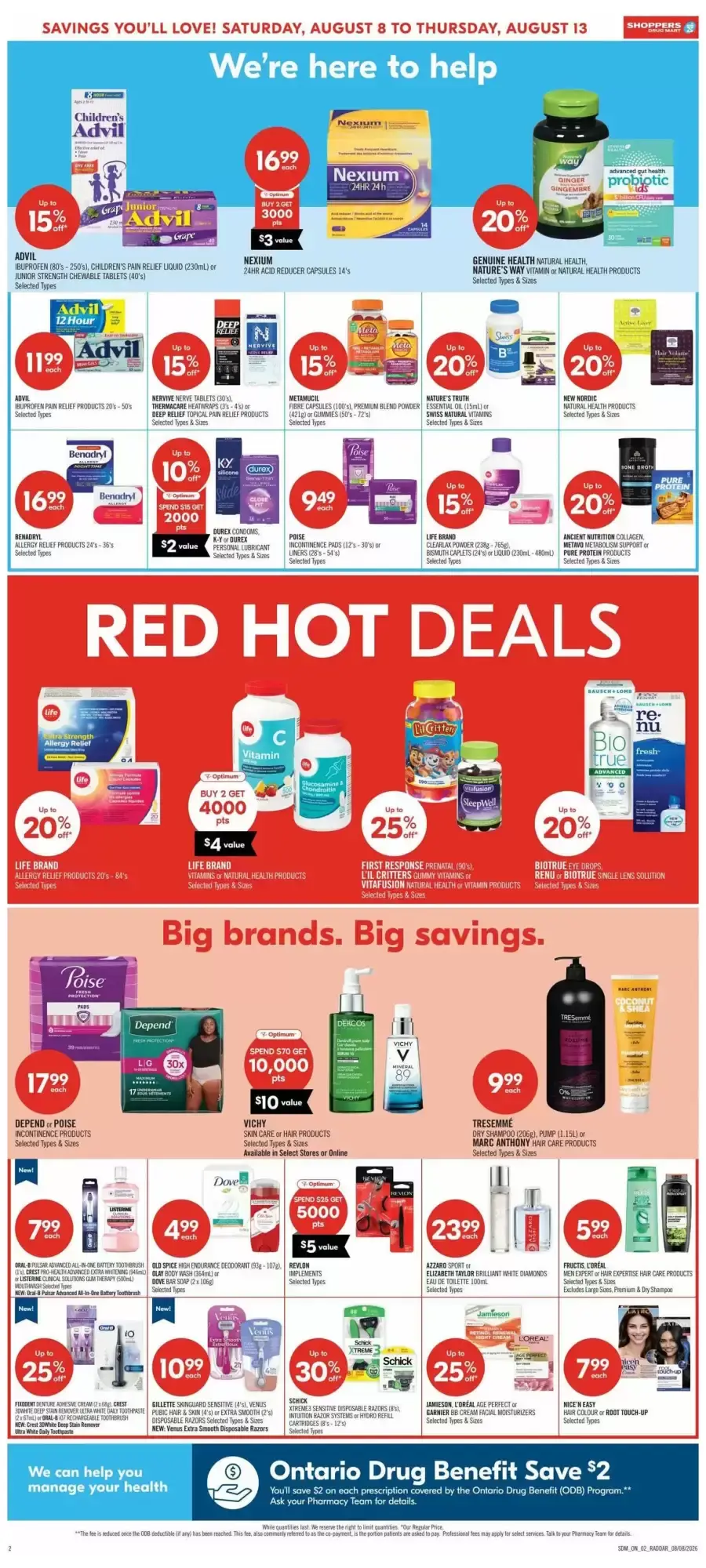 Shoppers Drug Mart flyer week 32 from August 8 to August 13 2026 - flyer page 5