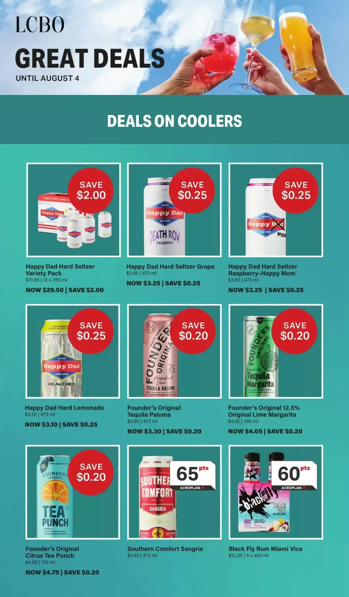 LCBO Great Deals from July 20 to August 15 2026 - flyer page 1