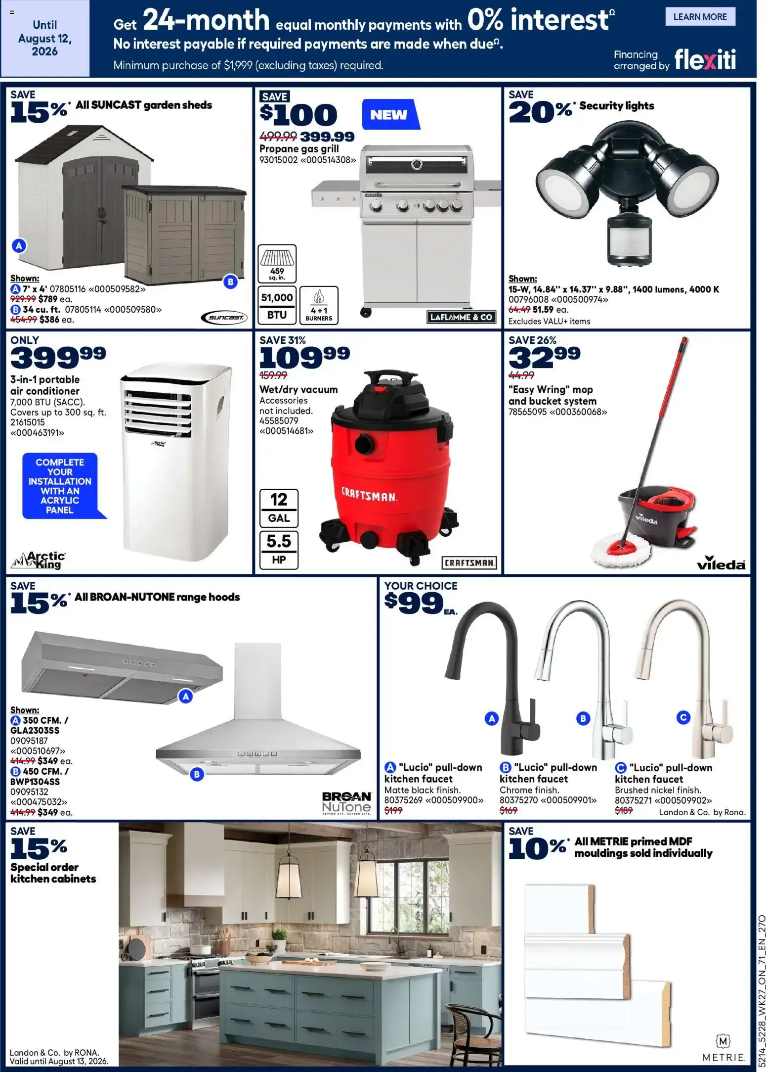 Rona weekly flyer from Jul 30, 2026 > weekly specials & deals from July 30 to August 2 2026 - flyer page 4