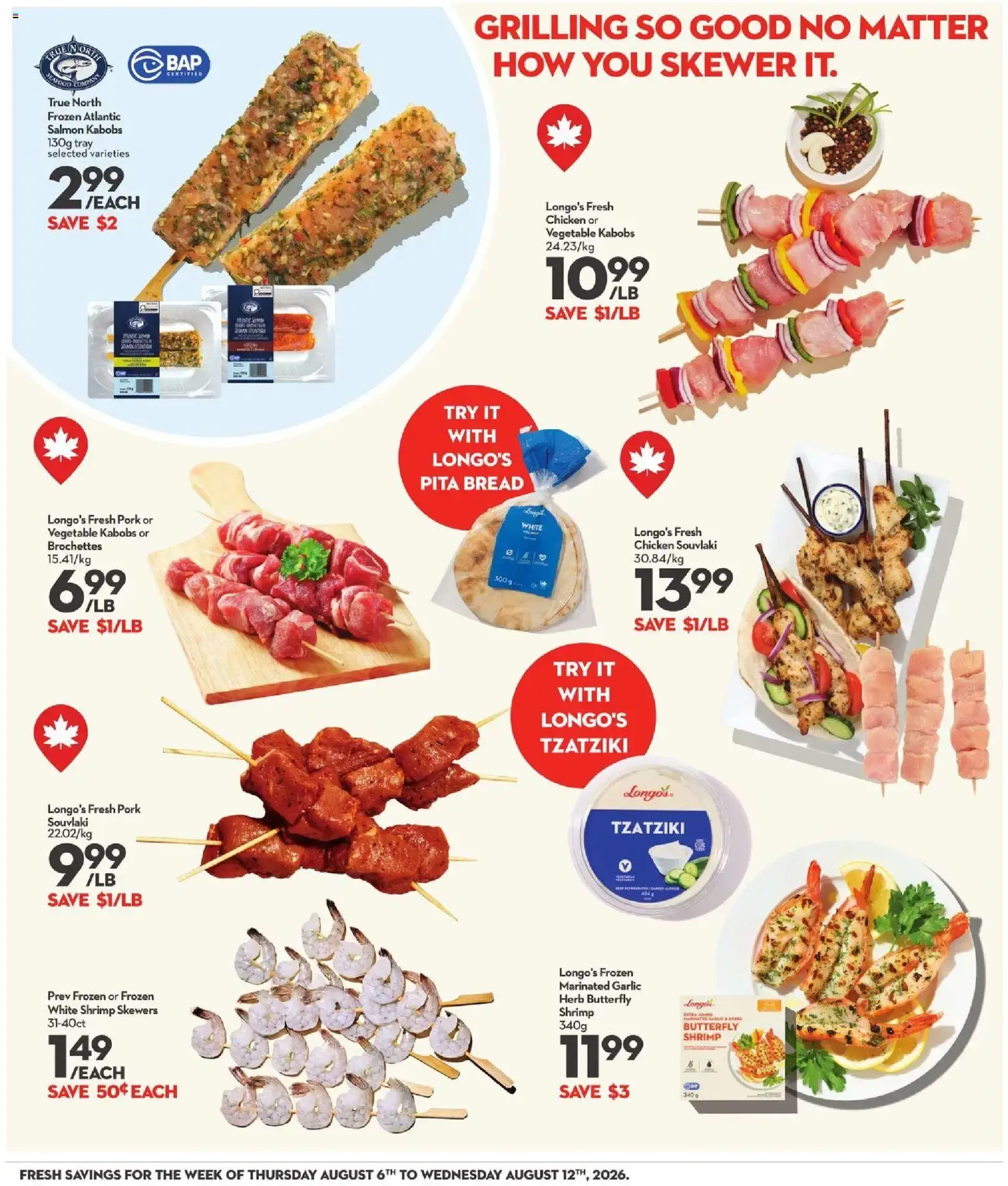 Longo's weekly flyer / circulaire from August 6 to August 12 2026 - flyer page 11