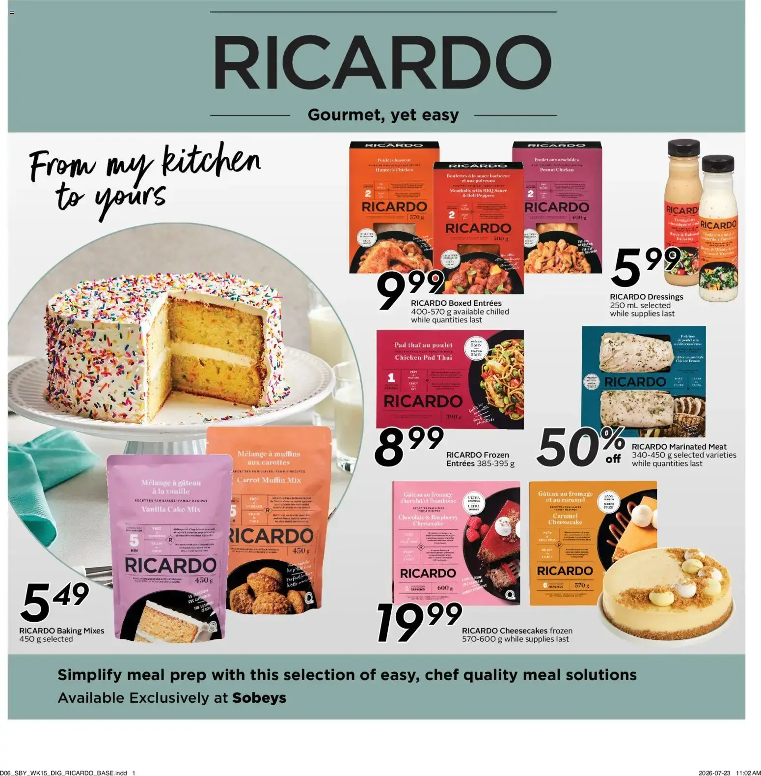Sobeys weekly flyer / circulaire from August 6 to August 12 2026 - flyer page 16