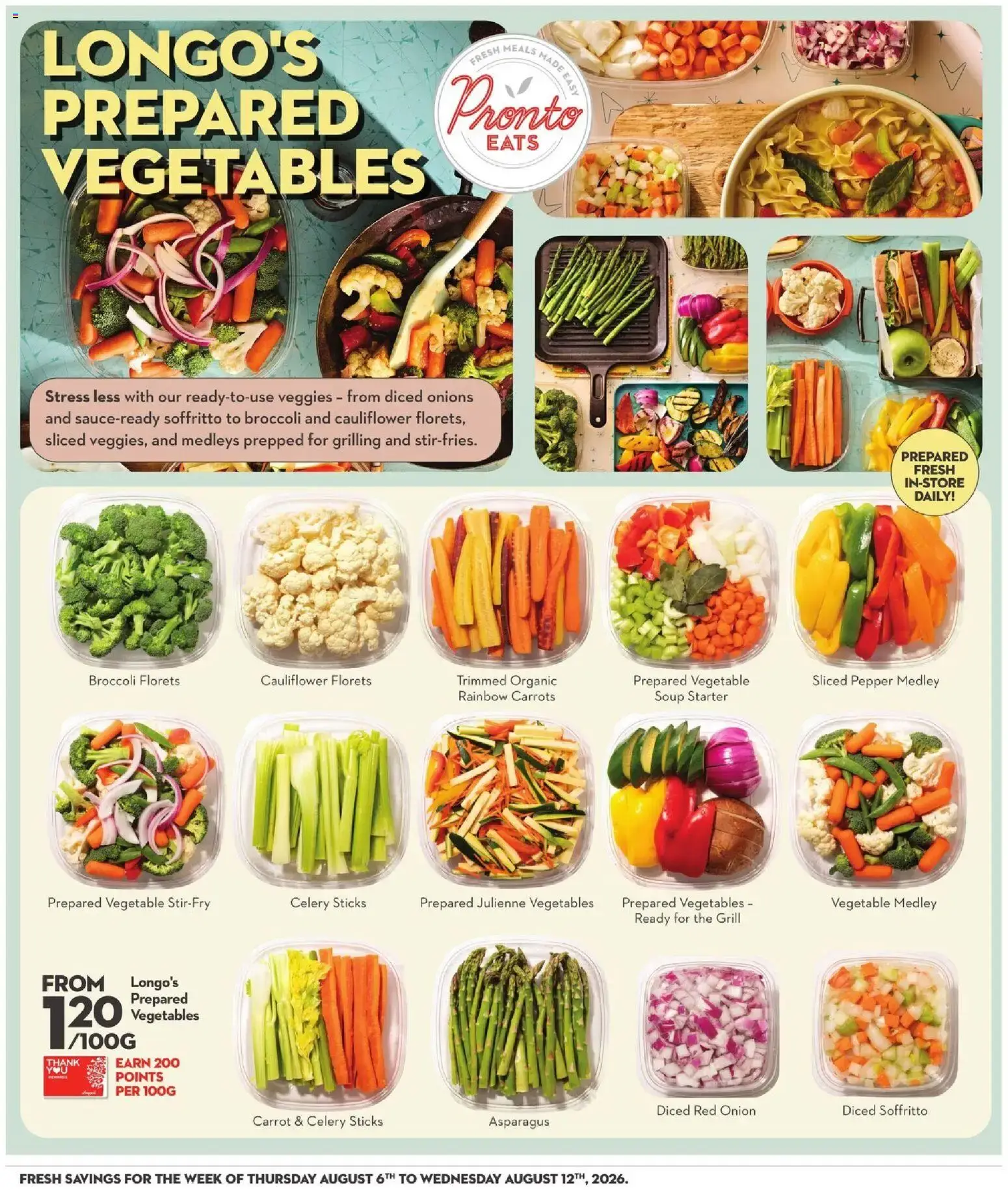 Longo's weekly flyer / circulaire from August 6 to August 12 2026 - flyer page 18