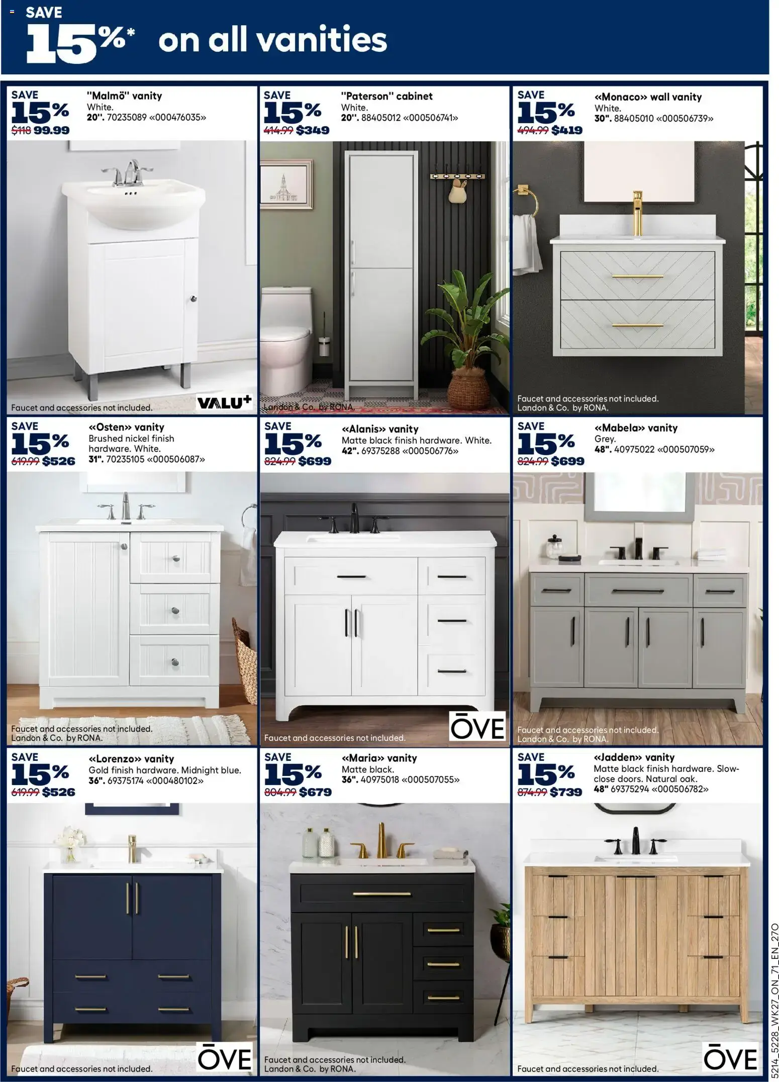 Rona weekly flyer from Jul 30, 2026 > weekly specials & deals from July 30 to August 2 2026 - flyer page 17