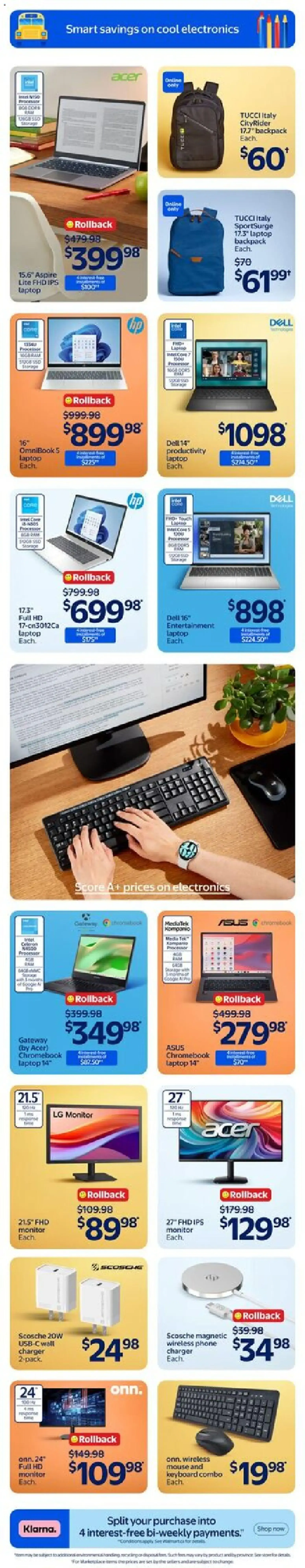 Walmart flyer - Back to school at low prices from Aug 6, 2026 > weekly specials & deals from August 6 to August 12 2026 - flyer page 6