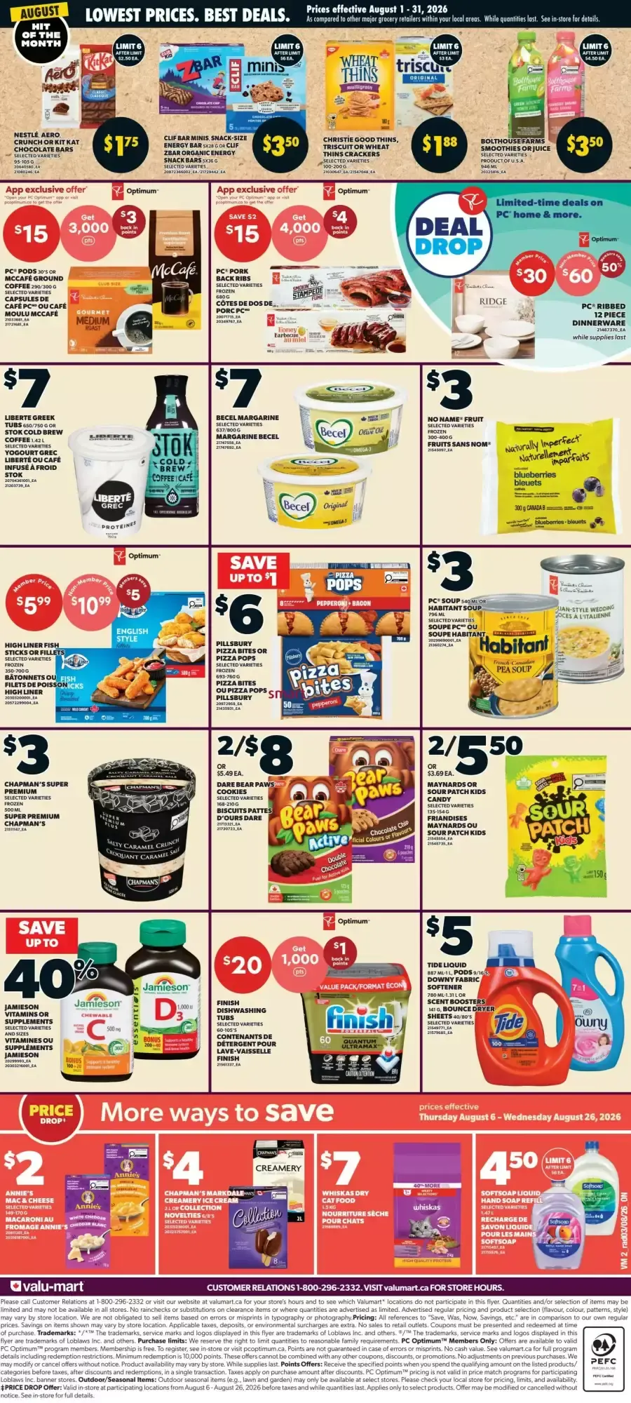 Valu-mart flyer week 32 from August 6 to August 12 2026 - flyer page 2