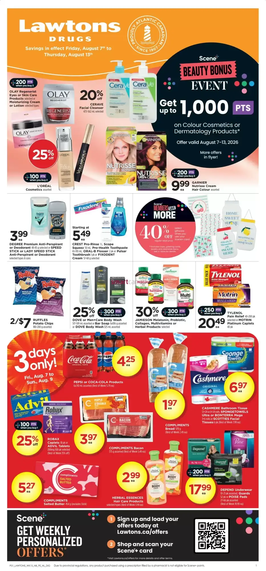 Lawtons Drugs flyer week 32 from August 7 to August 13 2026 - flyer page 1