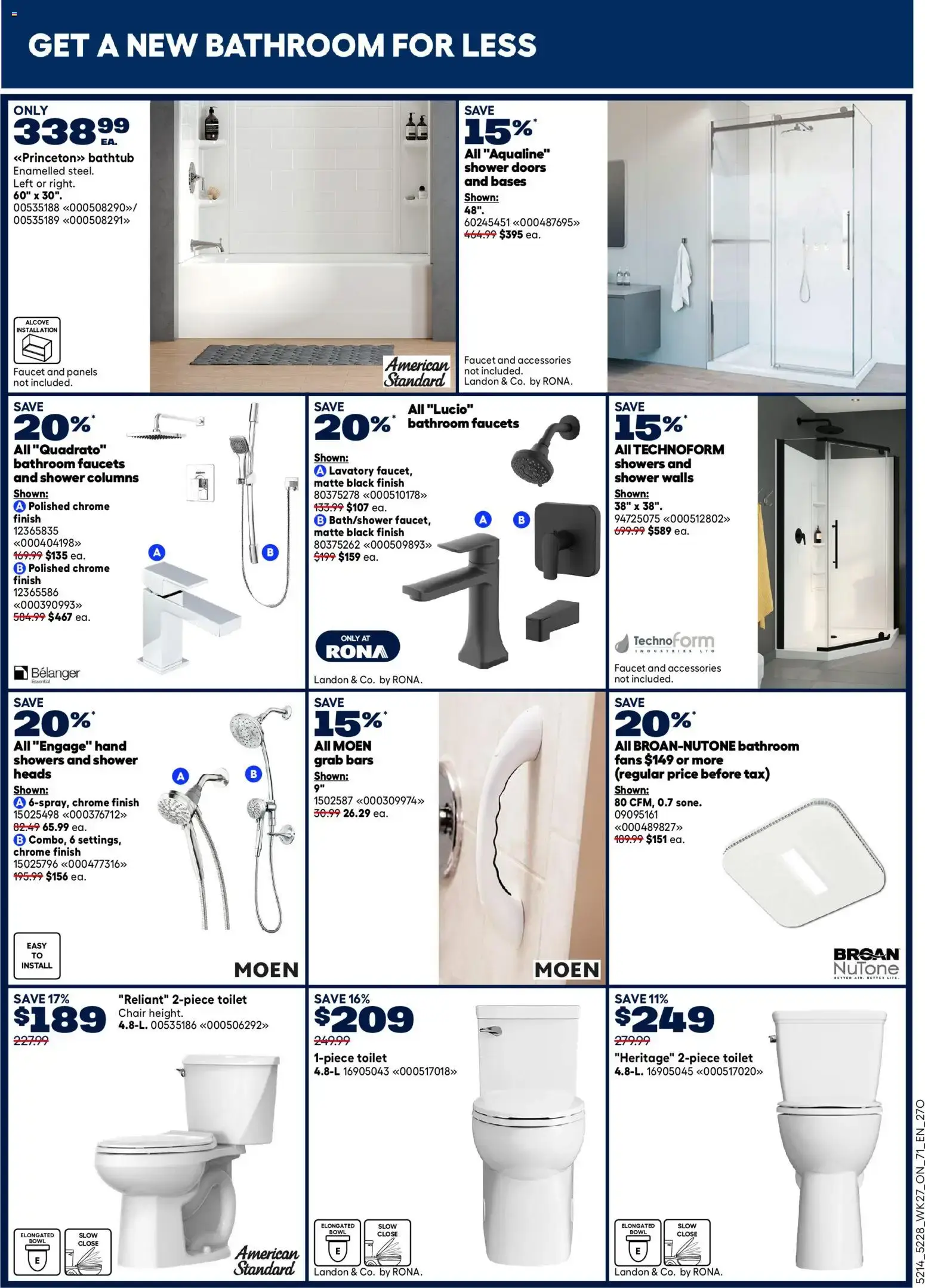 Rona weekly flyer from Jul 30, 2026 > weekly specials & deals from July 30 to August 2 2026 - flyer page 16