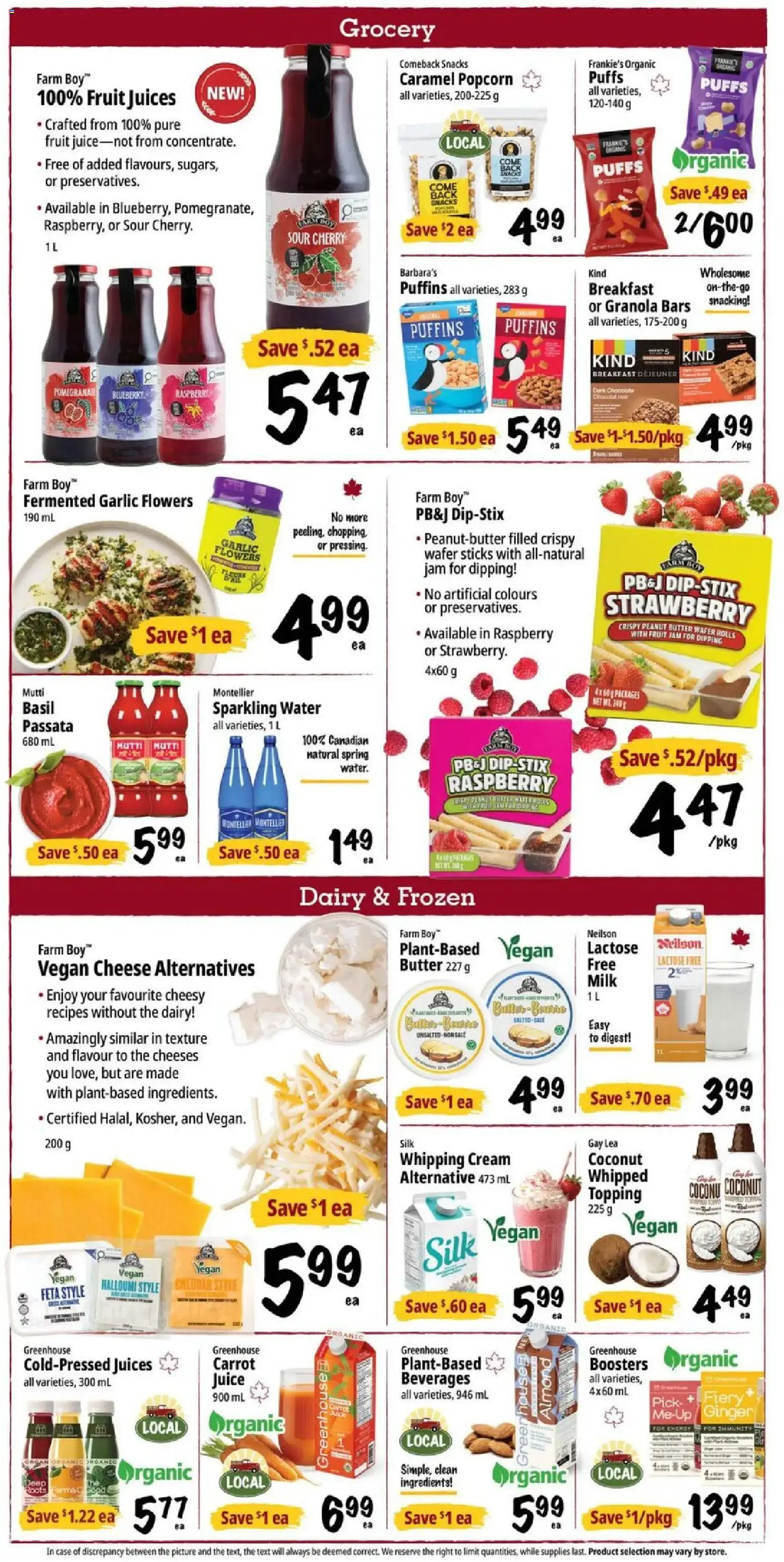 Farm Boy weekly flyer / circulaire from August 6 to August 12 2026 - flyer page 4