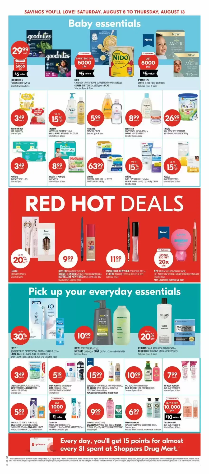 Shoppers Drug Mart flyer week 32 from August 8 to August 13 2026 - flyer page 10