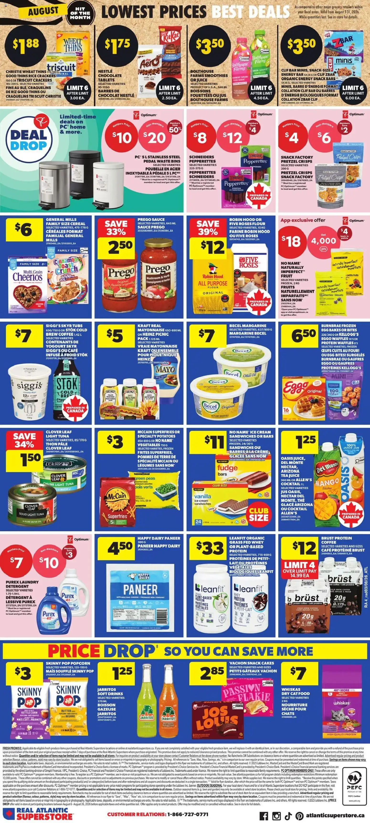 Atlantic Superstore weekly flyer / circulaire from August 6 to August 12 2026 - flyer page 2