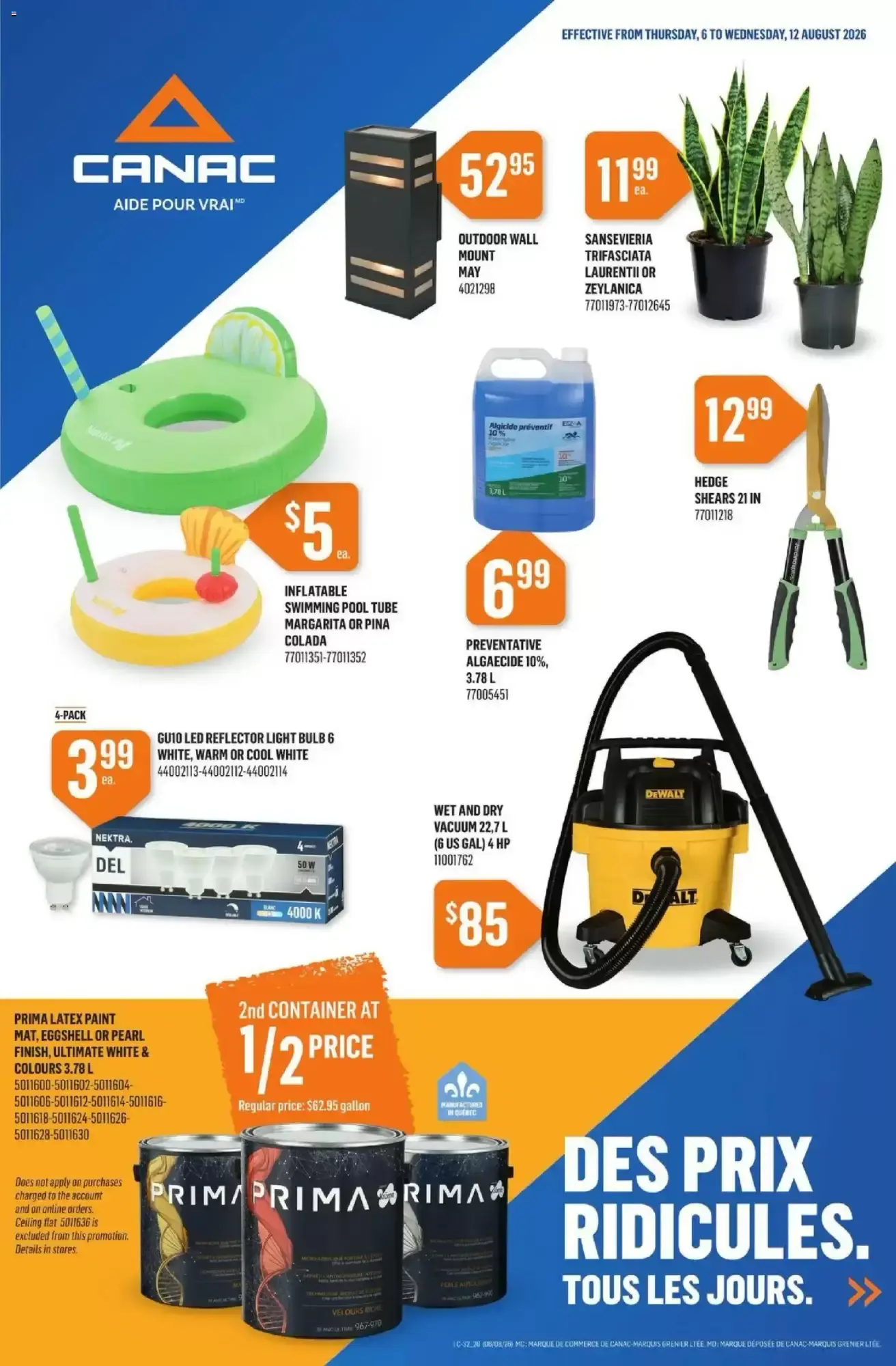 Canac flyer week 32 from August 6 to August 12 2026 - flyer page 1