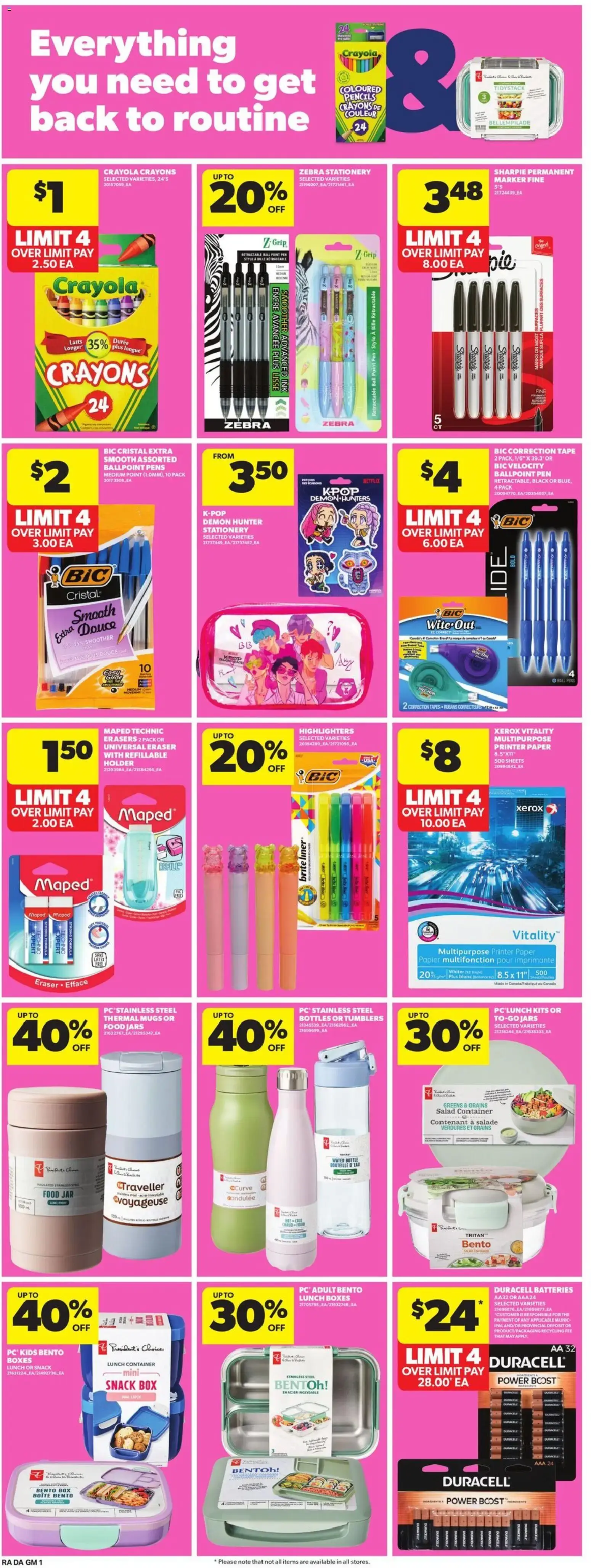 Atlantic Superstore weekly flyer / circulaire from August 6 to August 12 2026 - flyer page 20