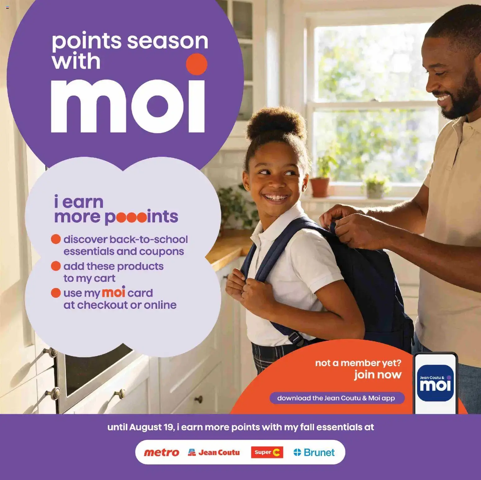 Points season with moi from August 6 to August 19 2026 - flyer page 1