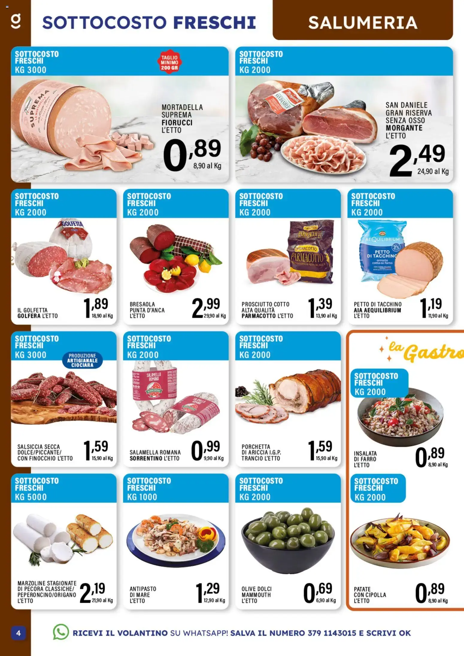GECOP SUPERMERCATI - SOTTO COSTO FRESCHI da 10 agosto a 23 agosto di 2026 - Pagina del volantino 4