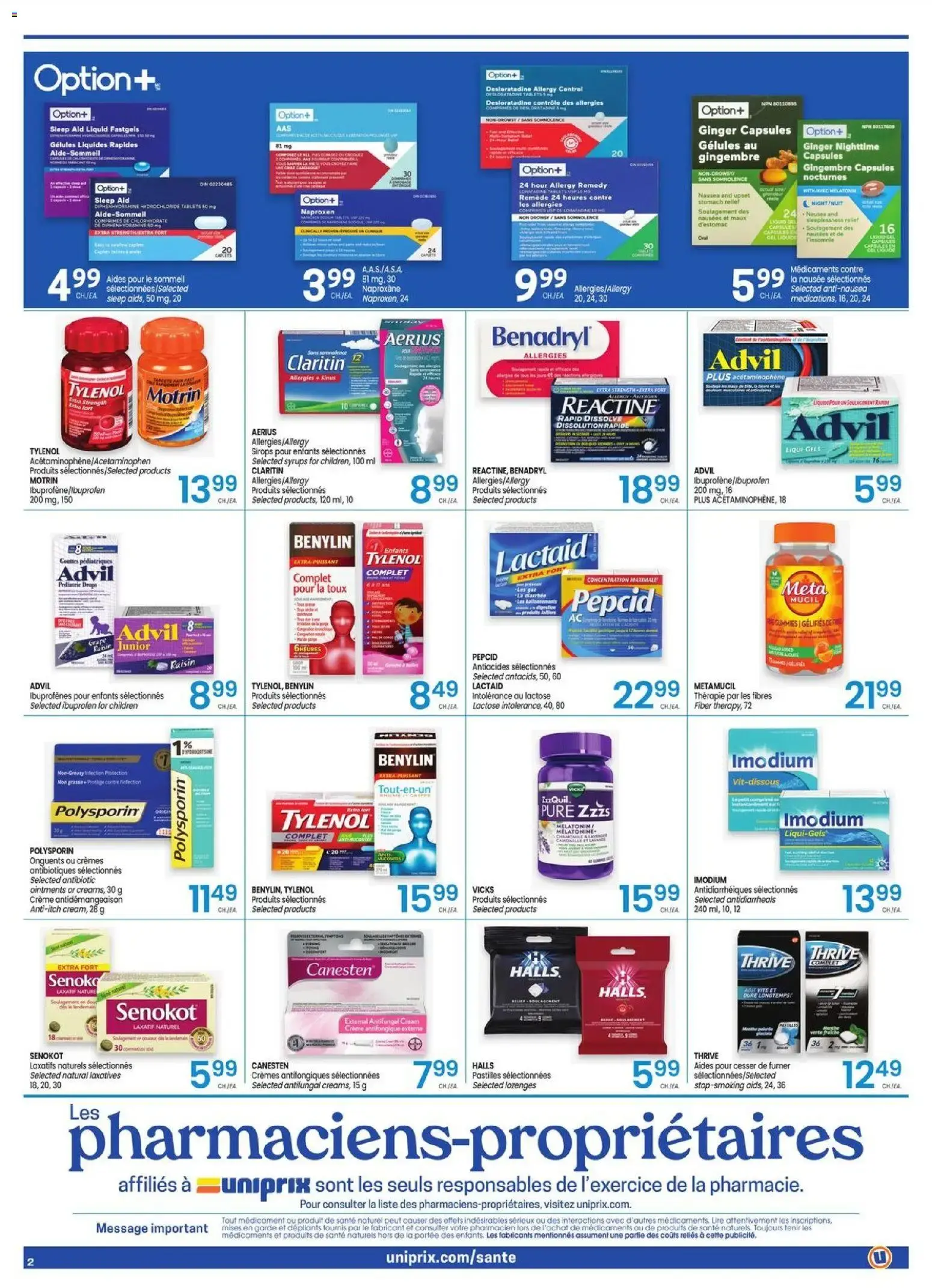 Uniprix - Uniprix Sante from August 6 to August 12 2026 - flyer page 2