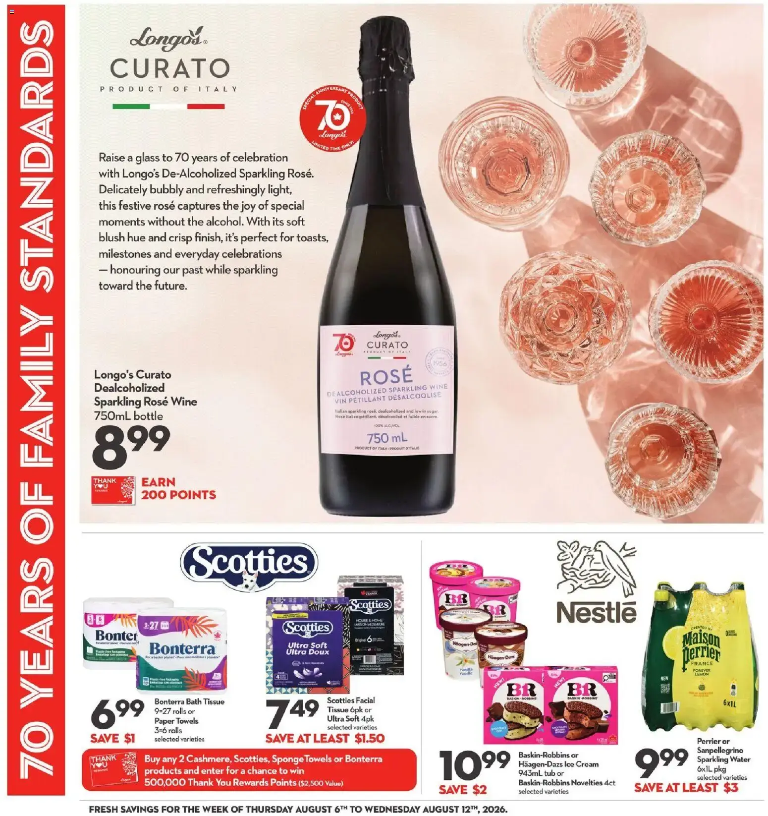 Longo's weekly flyer / circulaire from August 6 to August 12 2026 - flyer page 8